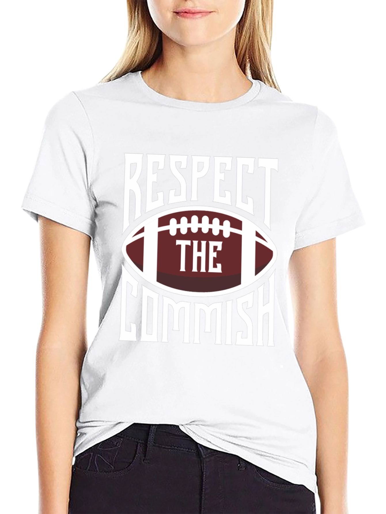 Respect the Commish Football T-Shirt