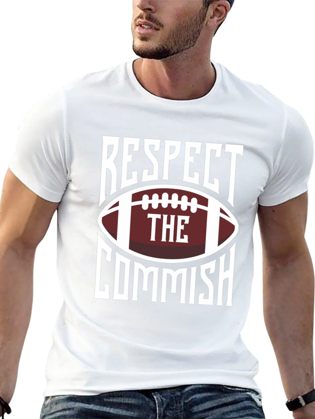 Respect the Commish Football T-Shirt