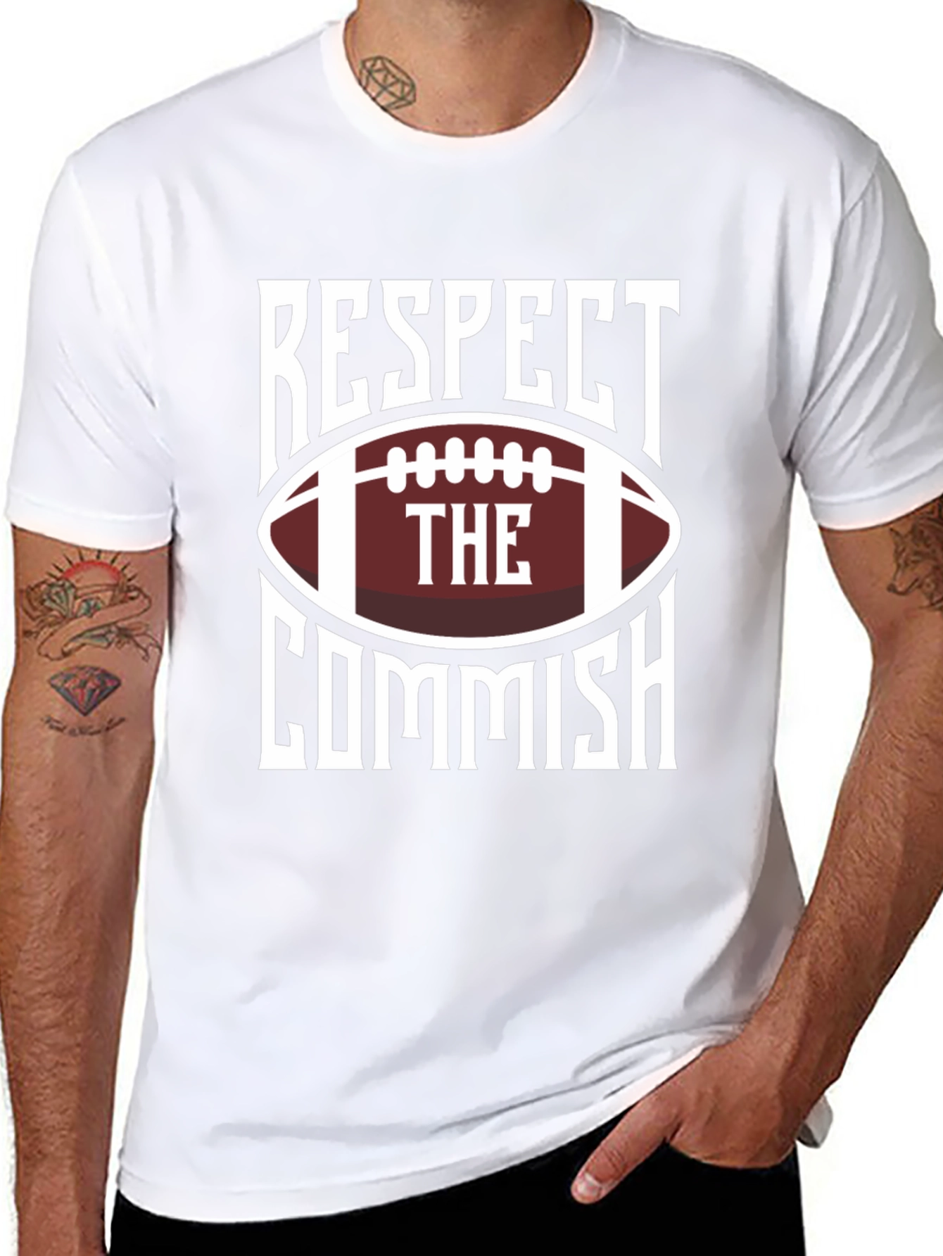 Respect the Commish Football T-Shirt