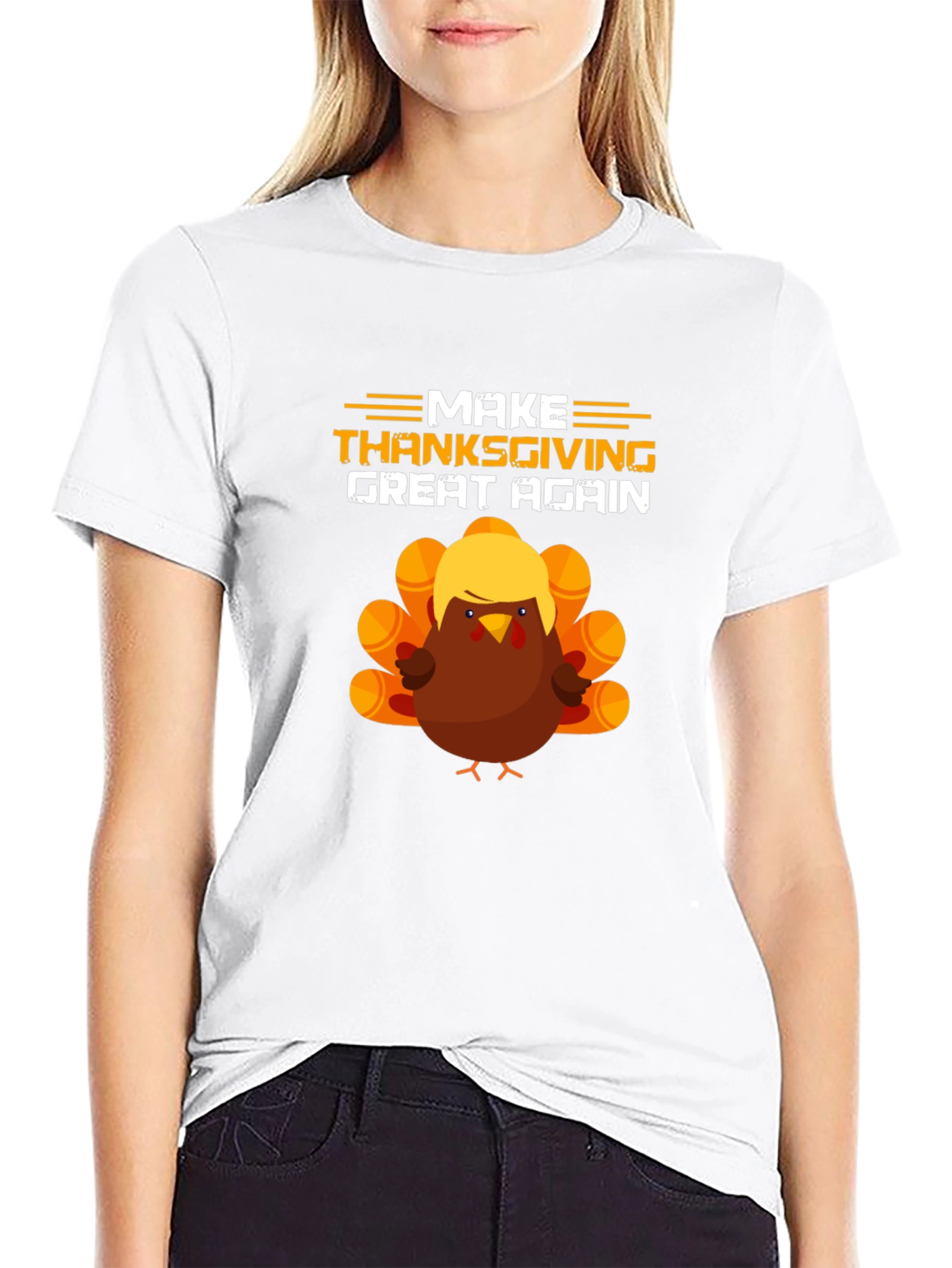 Make Thanksgiving Great Again Trump Turkey T-Shirt