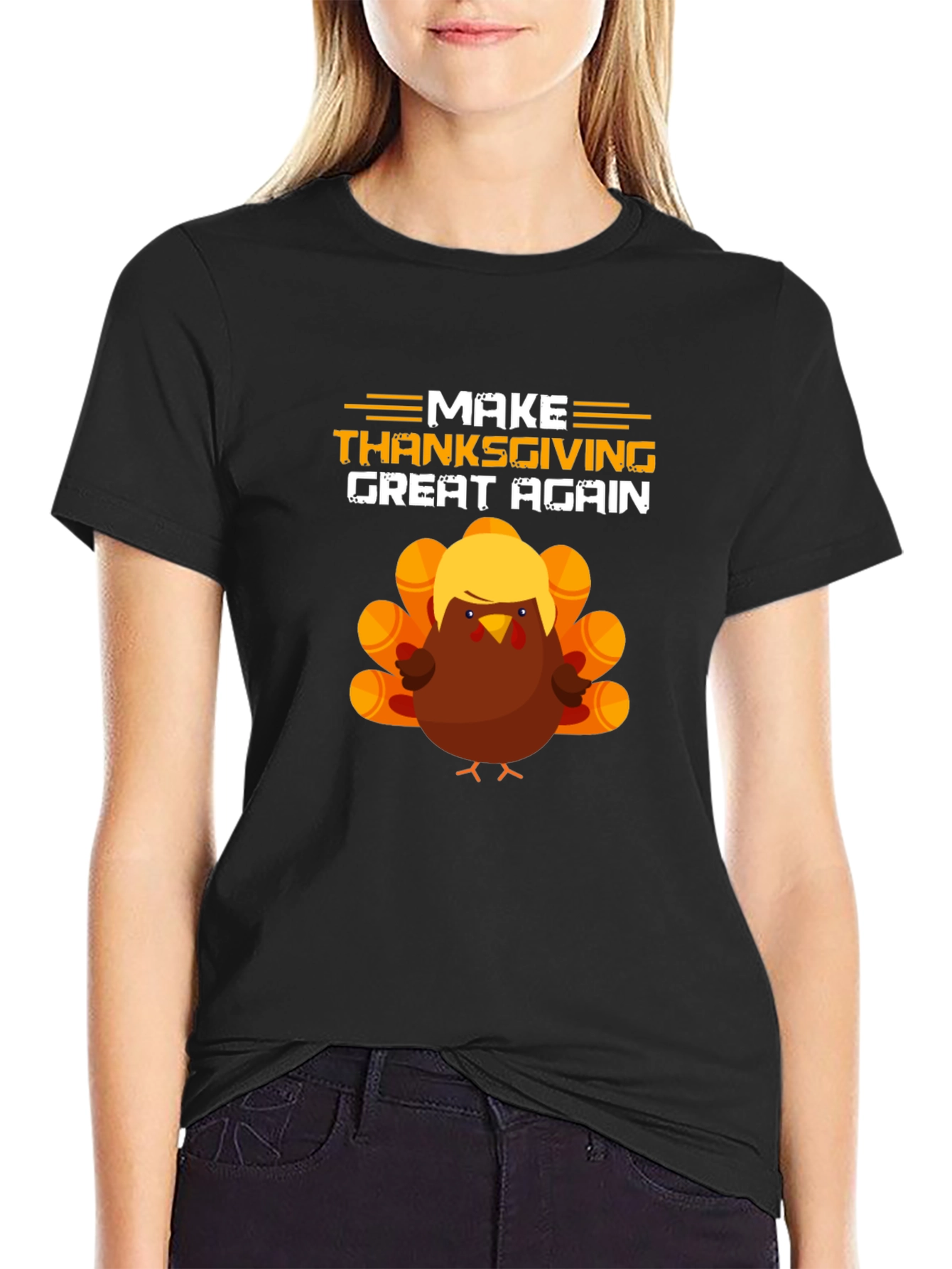 Make Thanksgiving Great Again Trump Turkey T-Shirt