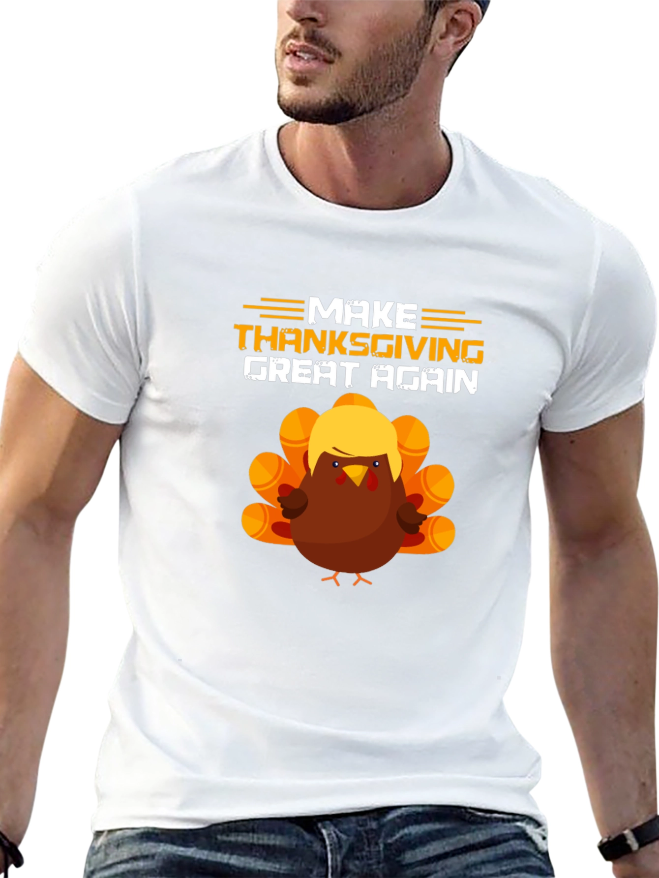 Make Thanksgiving Great Again Trump Turkey T-Shirt