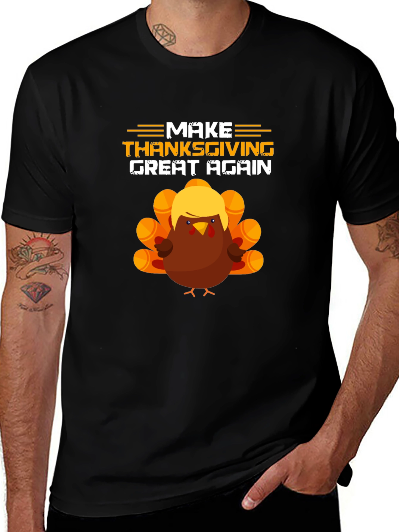 Make Thanksgiving Great Again Trump Turkey T-Shirt