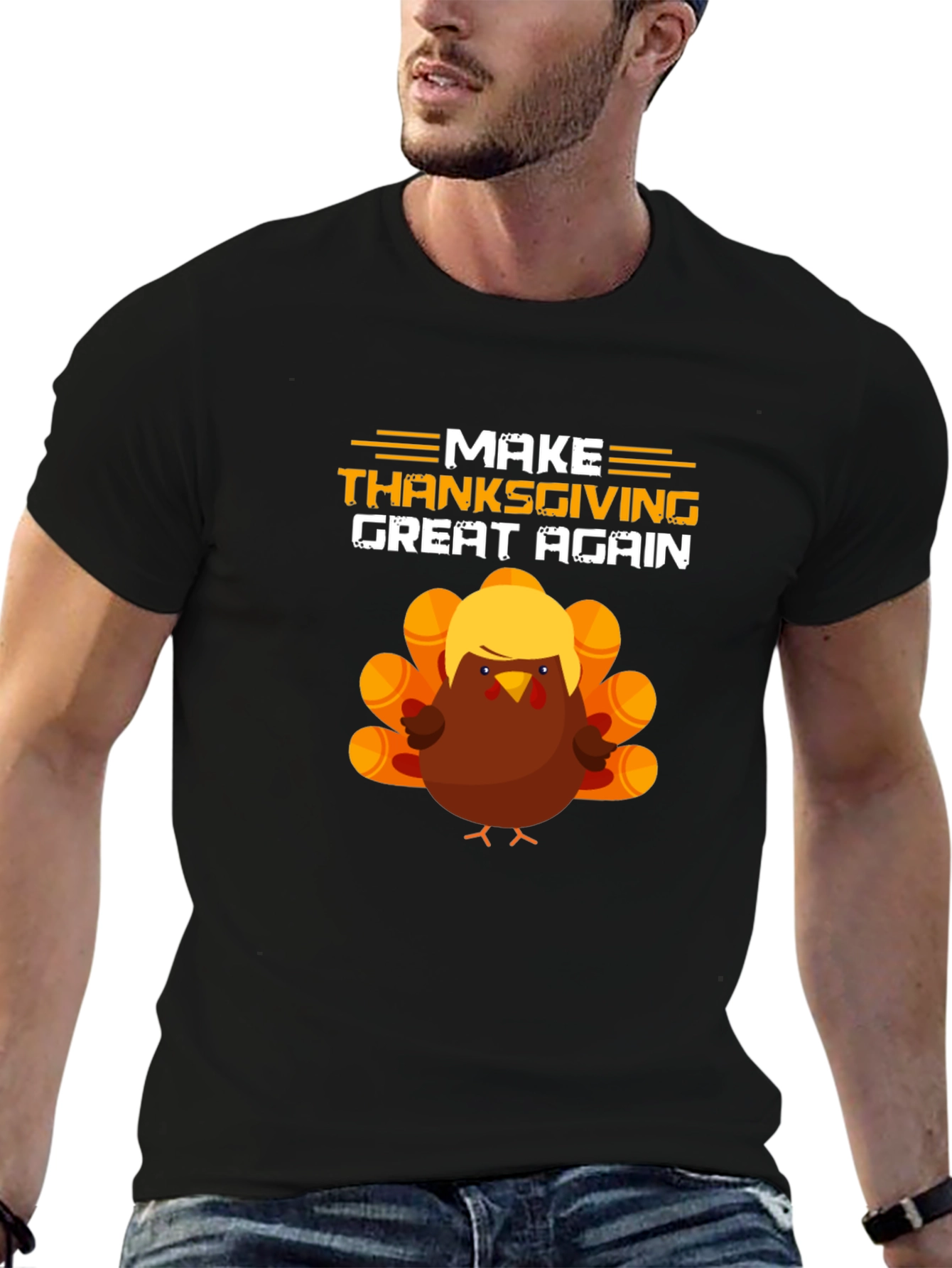 Make Thanksgiving Great Again Trump Turkey T-Shirt