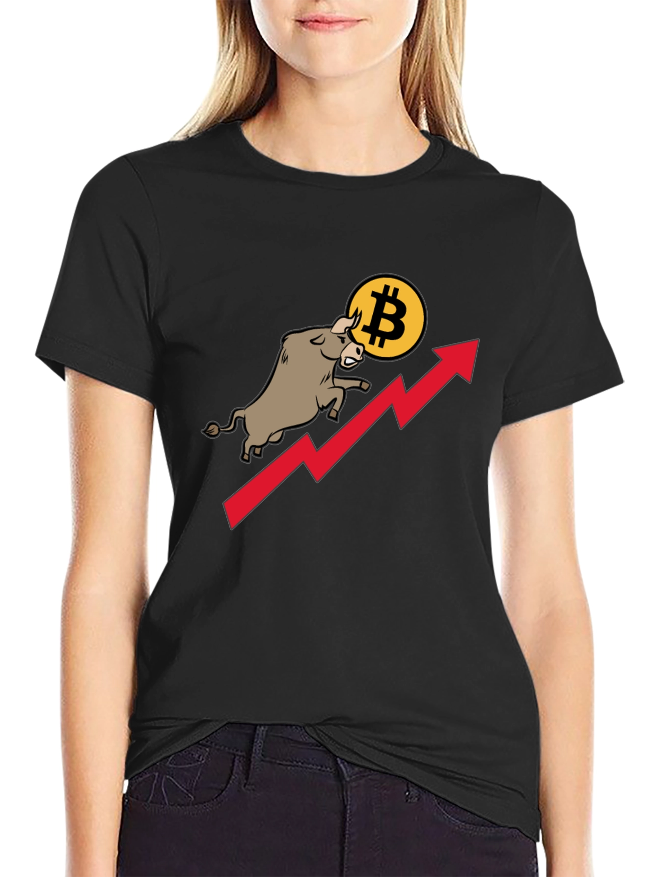 Bitcoin Bull Run Black T-Shirt