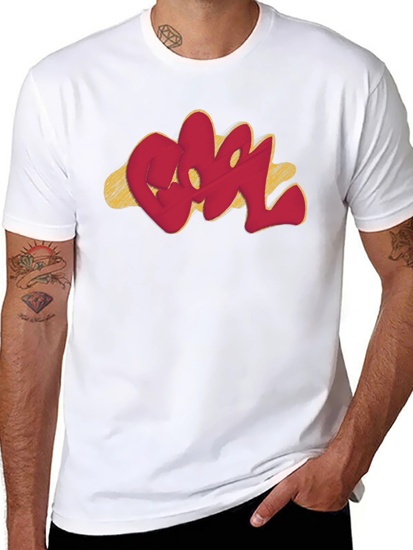 Cool Graffiti Style Graphic T-Shirt