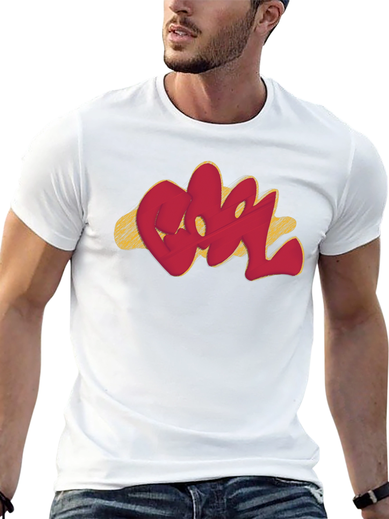 Cool Graffiti Style Graphic T-Shirt