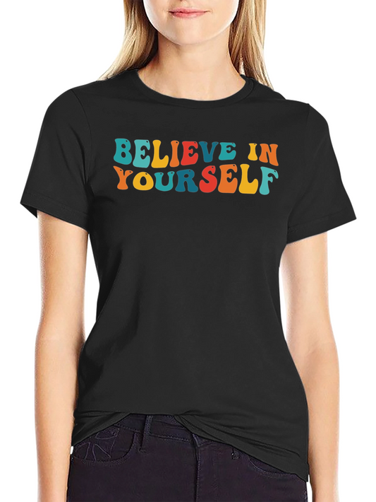 Believe In Yourself Retro Graphic Tee