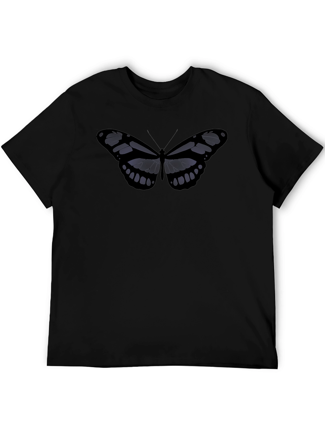 Butterfly Graphic T-Shirt - Mens Black Tee