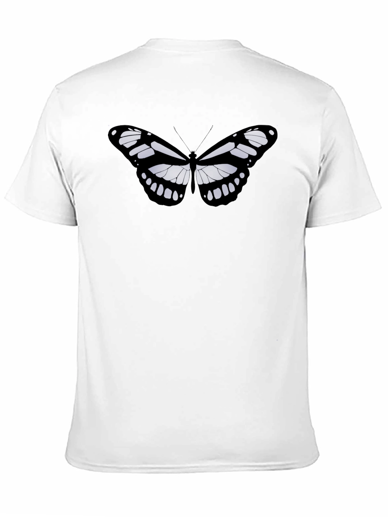 Butterfly Graphic T-Shirt - Mens Black Tee