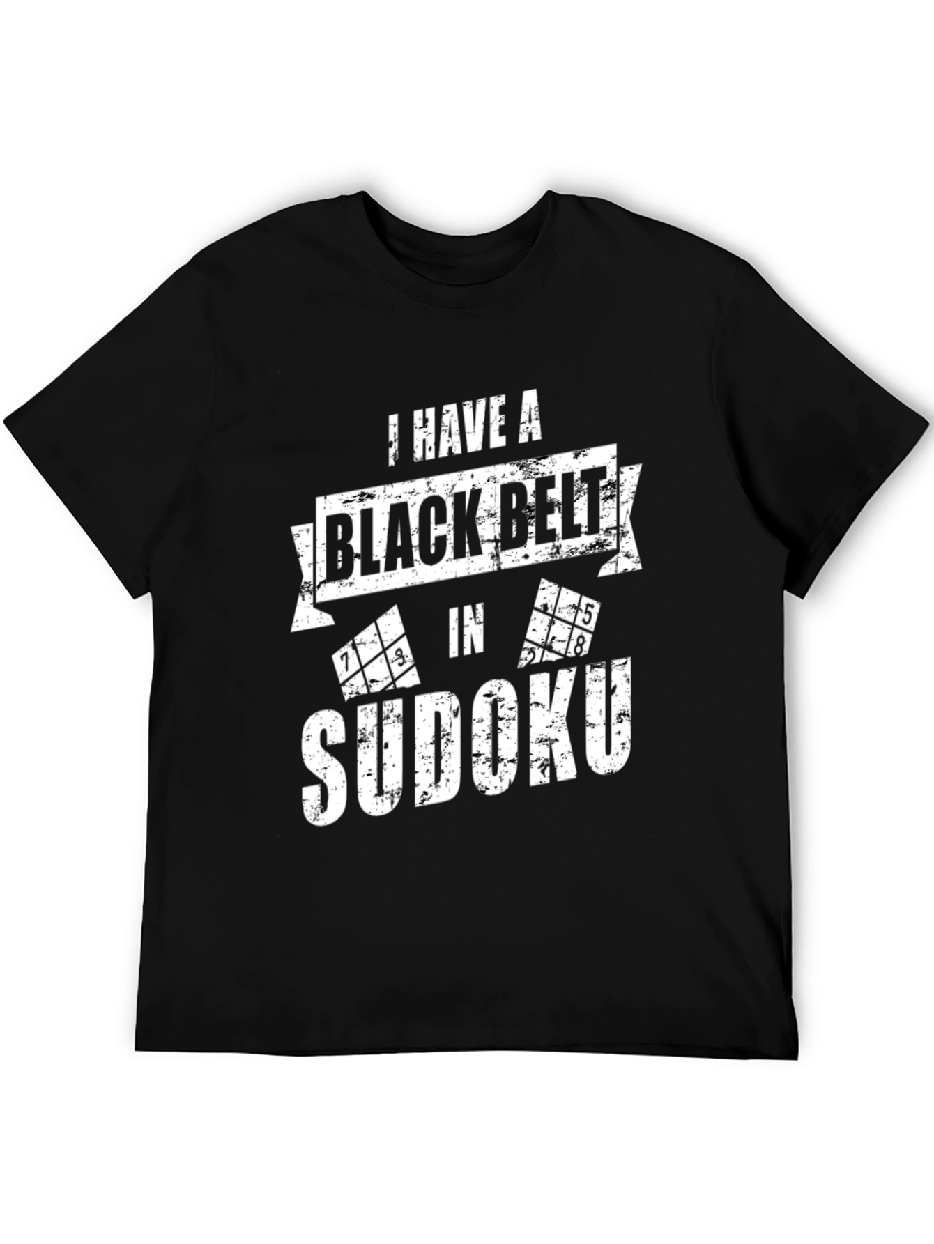 Black Belt Sudoku T-Shirt - Puzzle Master Tee