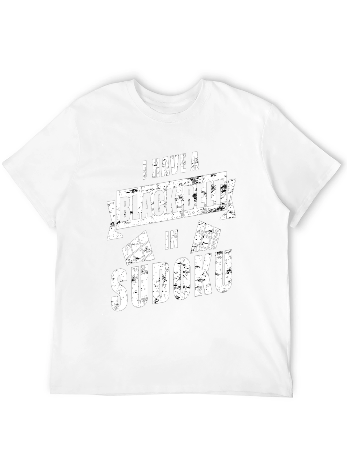 Black Belt Sudoku T-Shirt - Puzzle Master Tee
