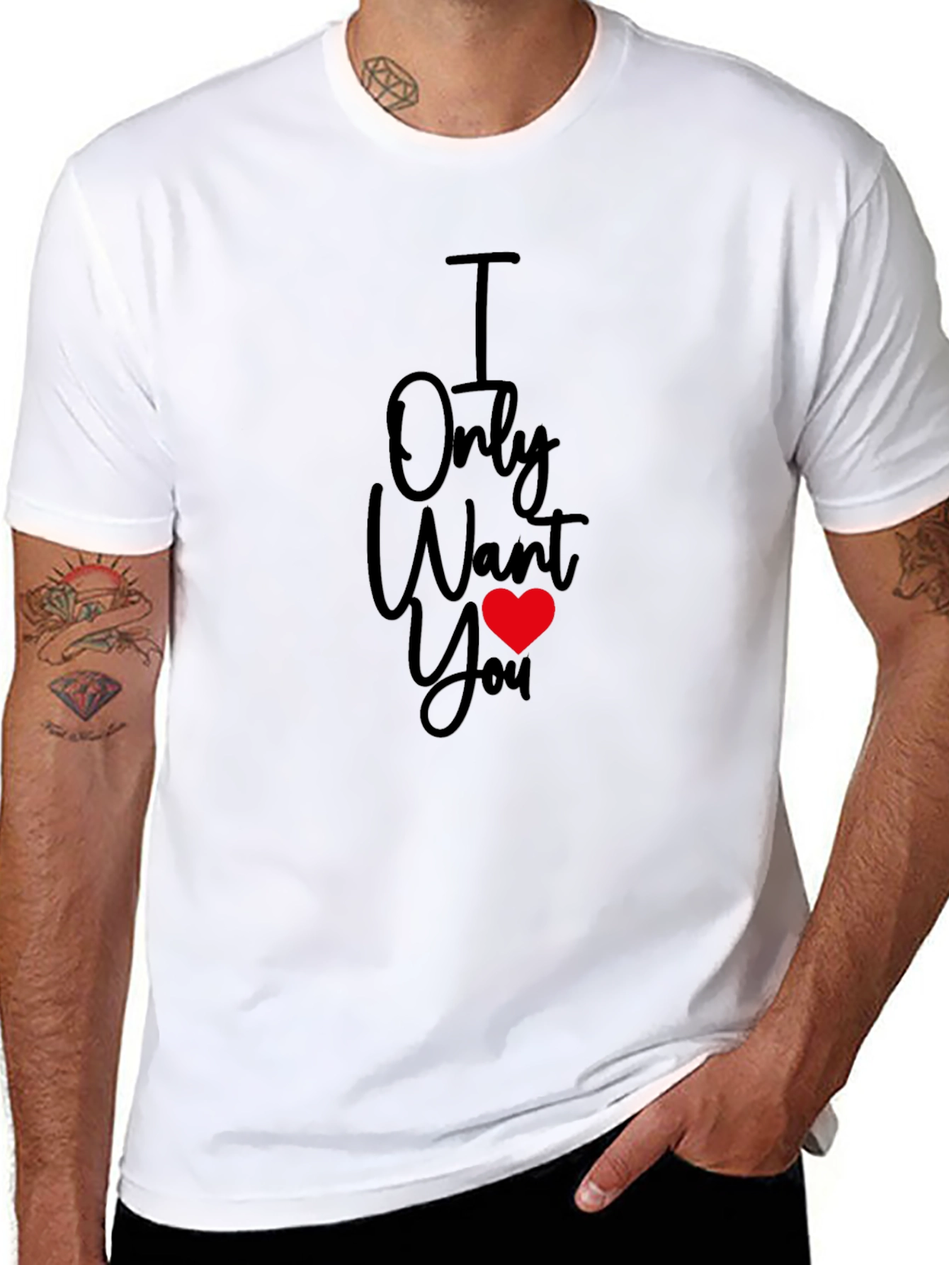 I Only Want You Heart T-Shirt