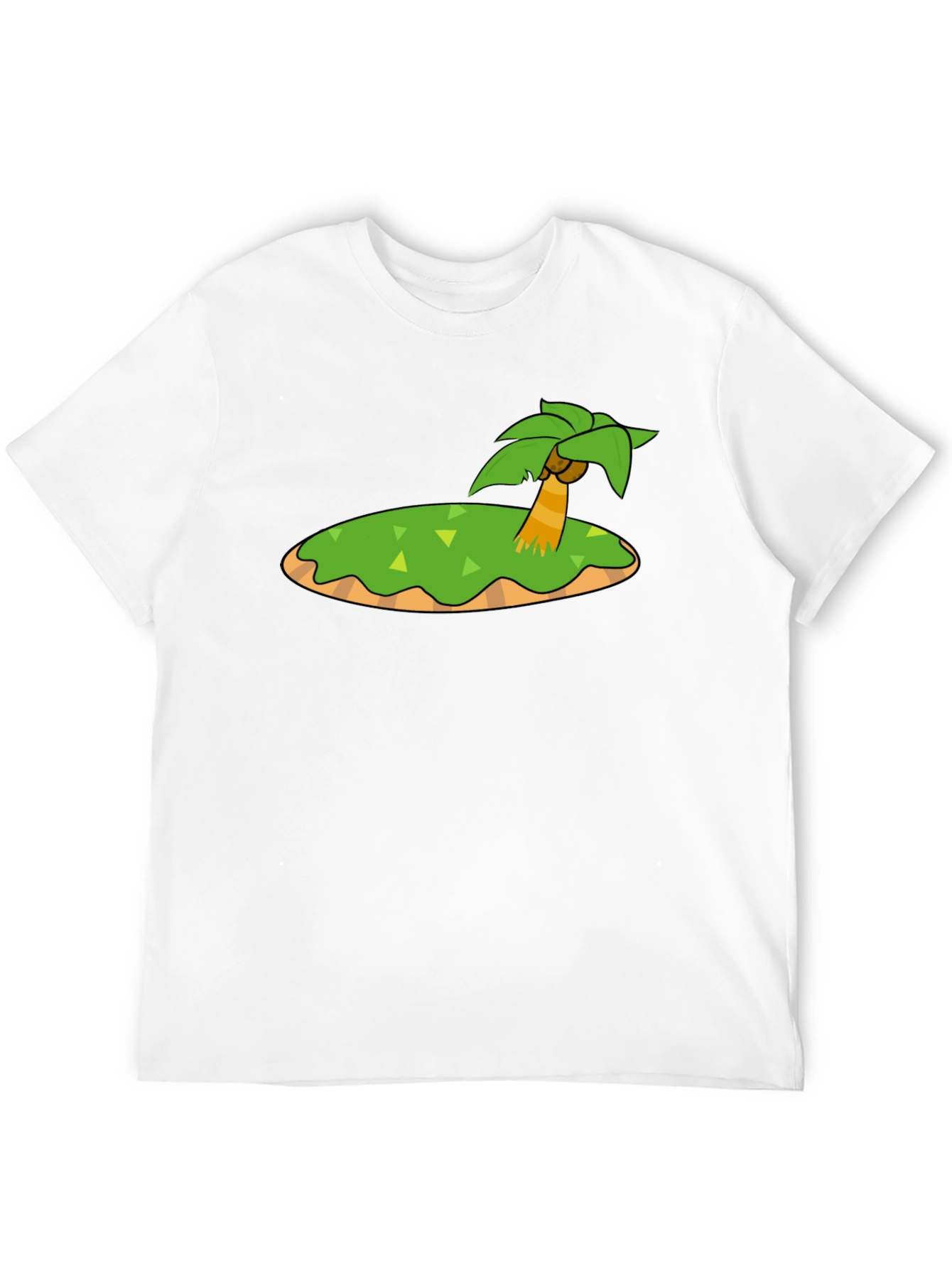 Island Graphic Black T-Shirt - Tropical Vibe