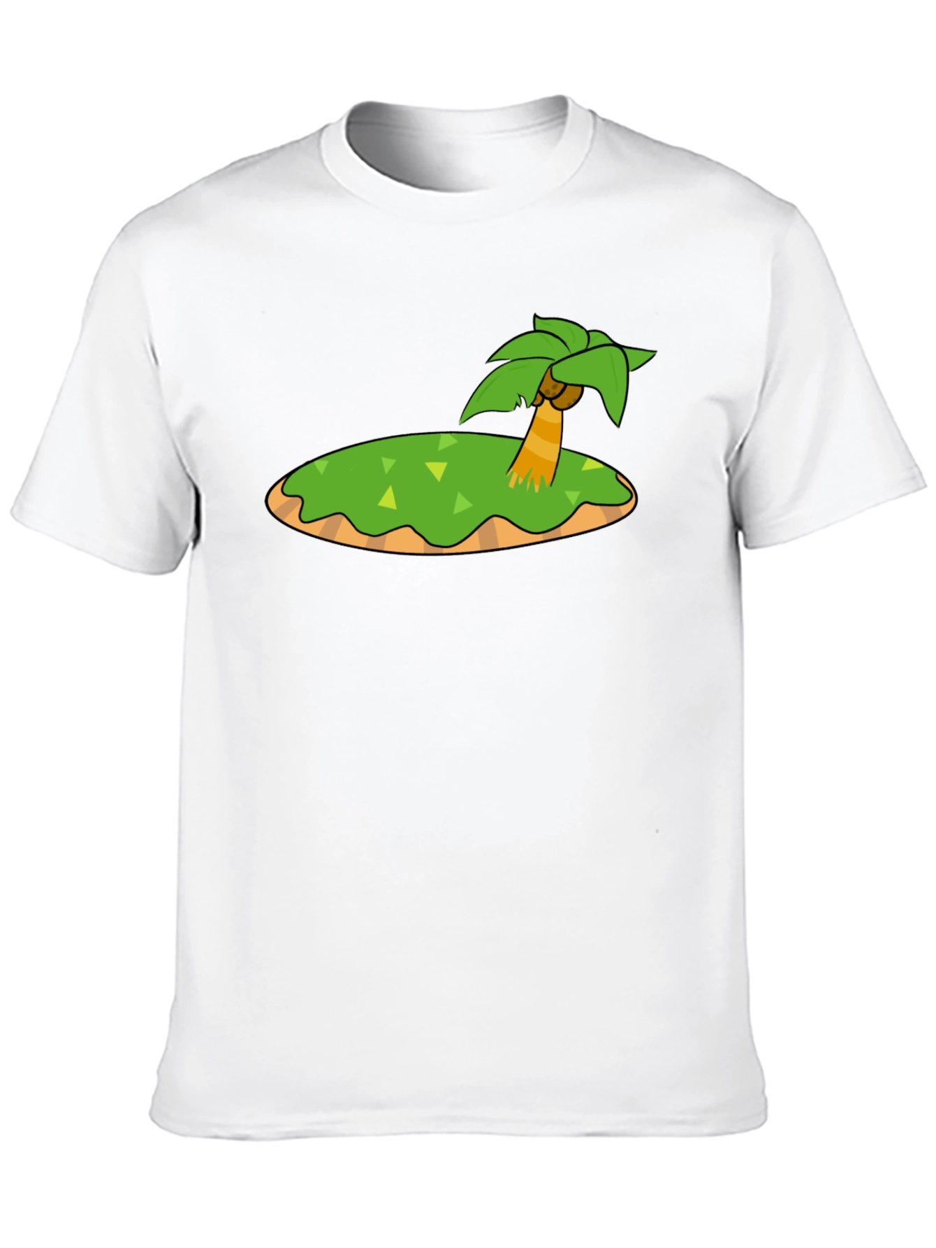 Island Graphic Black T-Shirt - Tropical Vibe