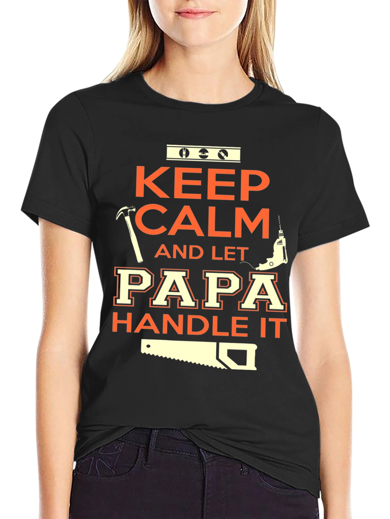 Keep Calm Papa Handle It T-Shirt