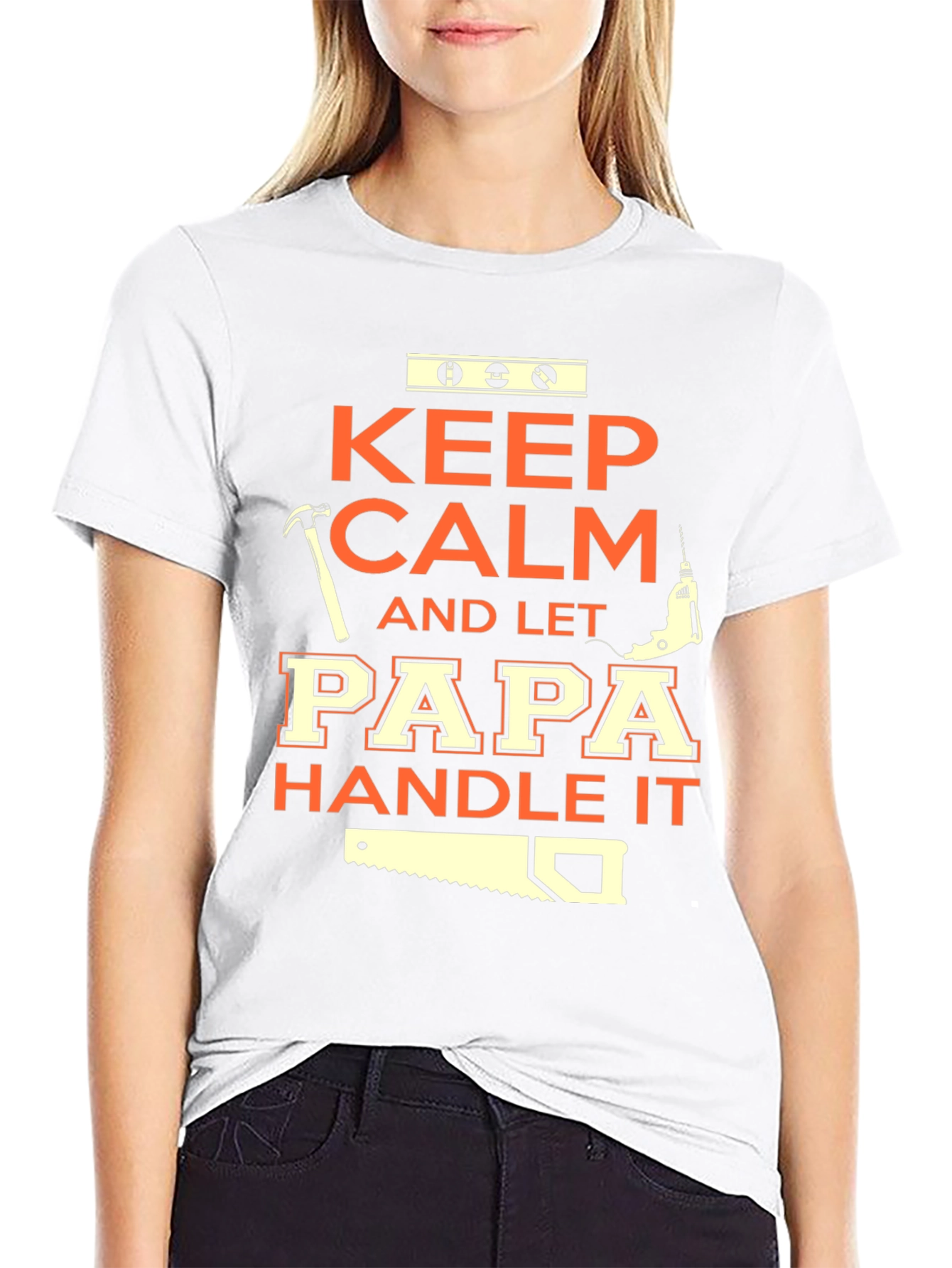 Keep Calm Papa Handle It T-Shirt