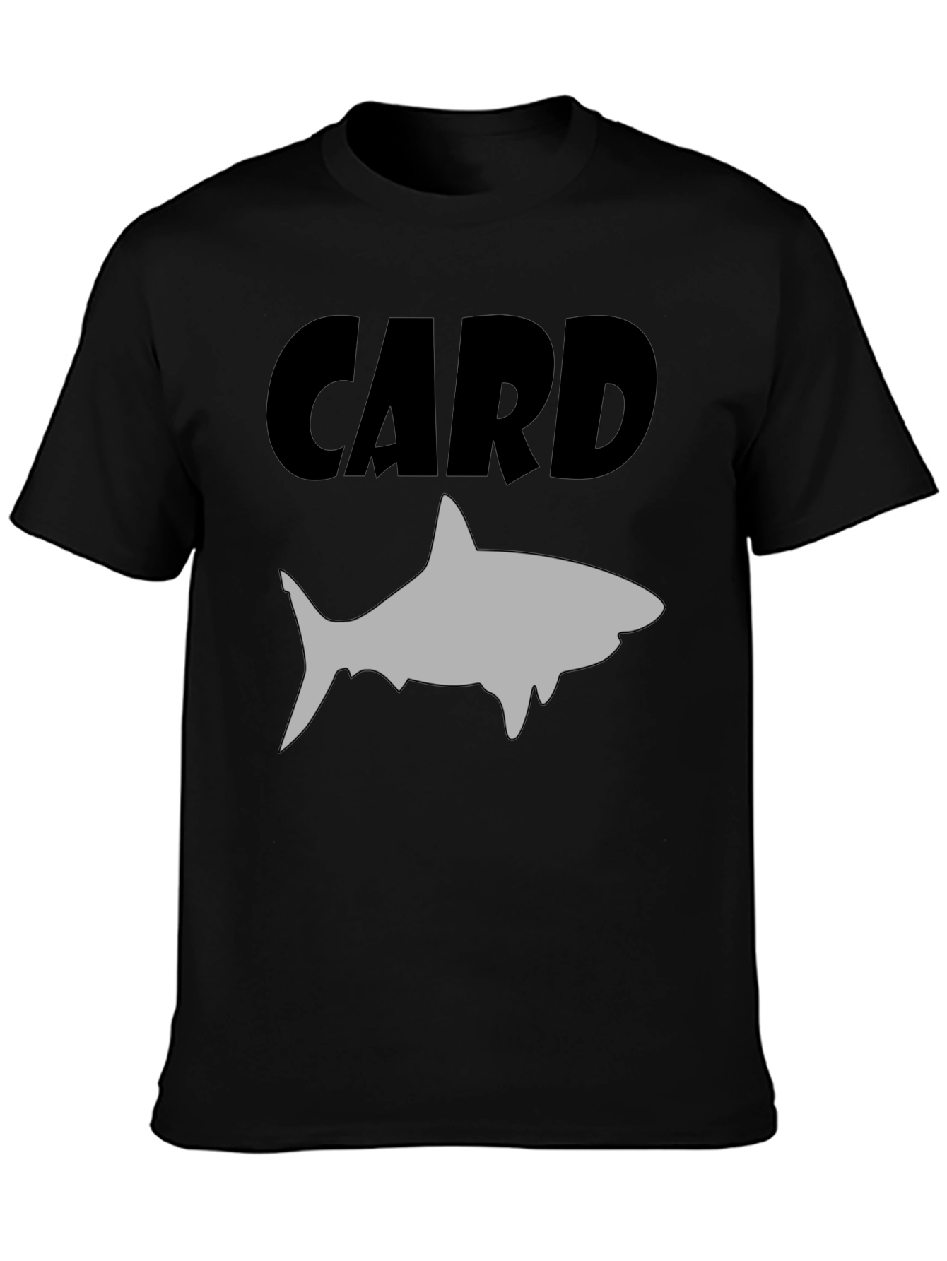 Card Shark T-Shirt - Black Graphic Tee