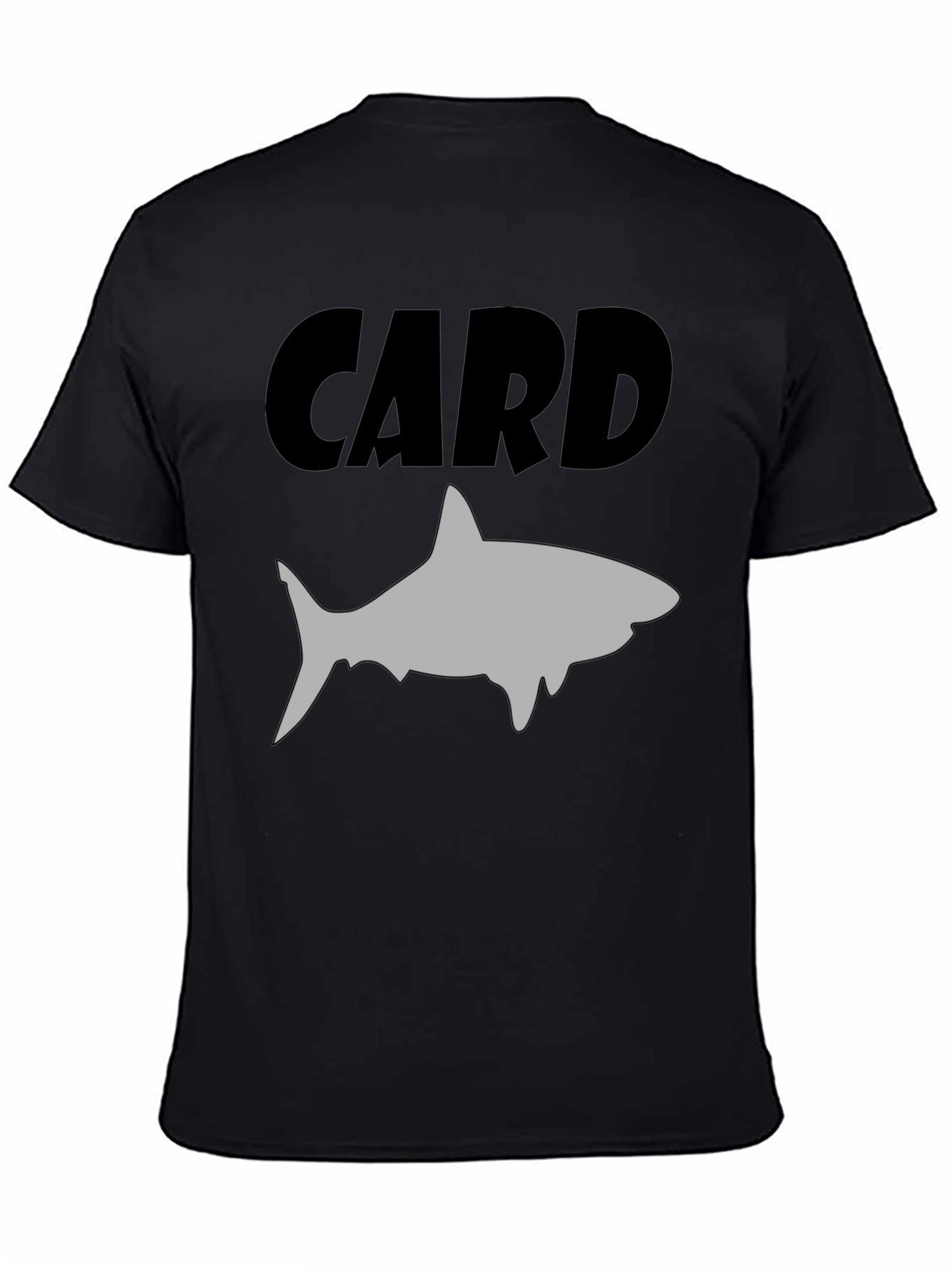 Card Shark T-Shirt - Black Graphic Tee