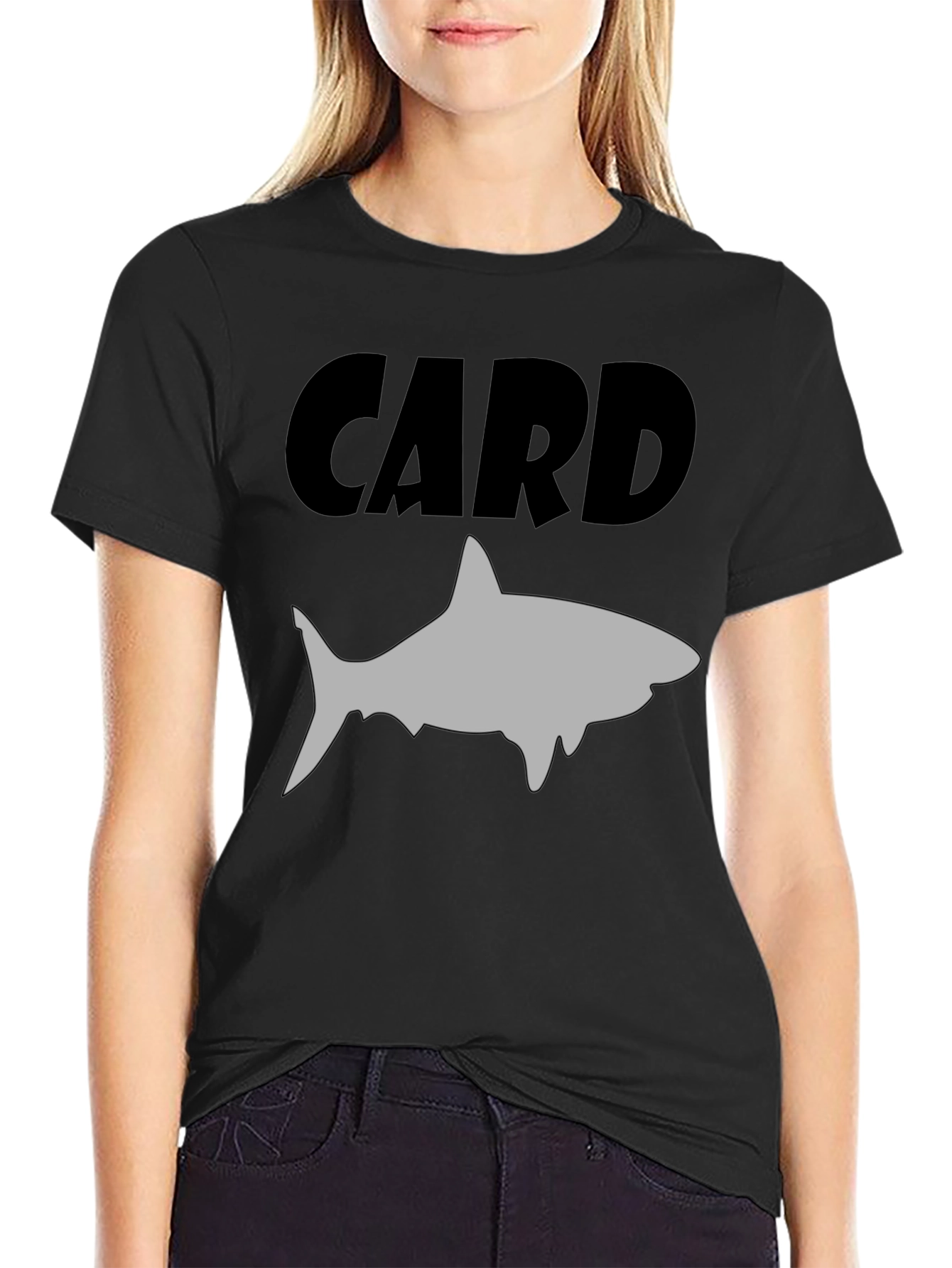 Card Shark T-Shirt - Black Graphic Tee