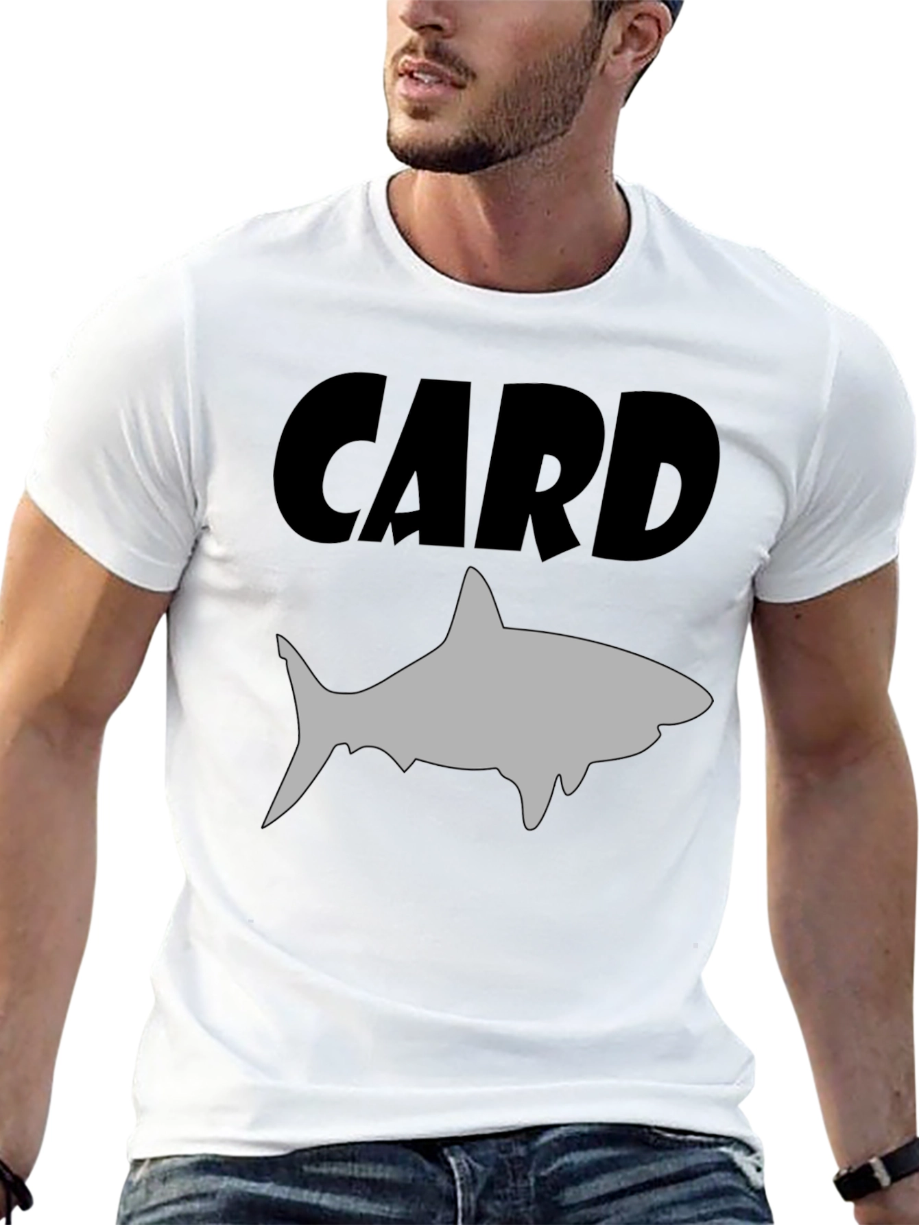 Card Shark T-Shirt - Black Graphic Tee