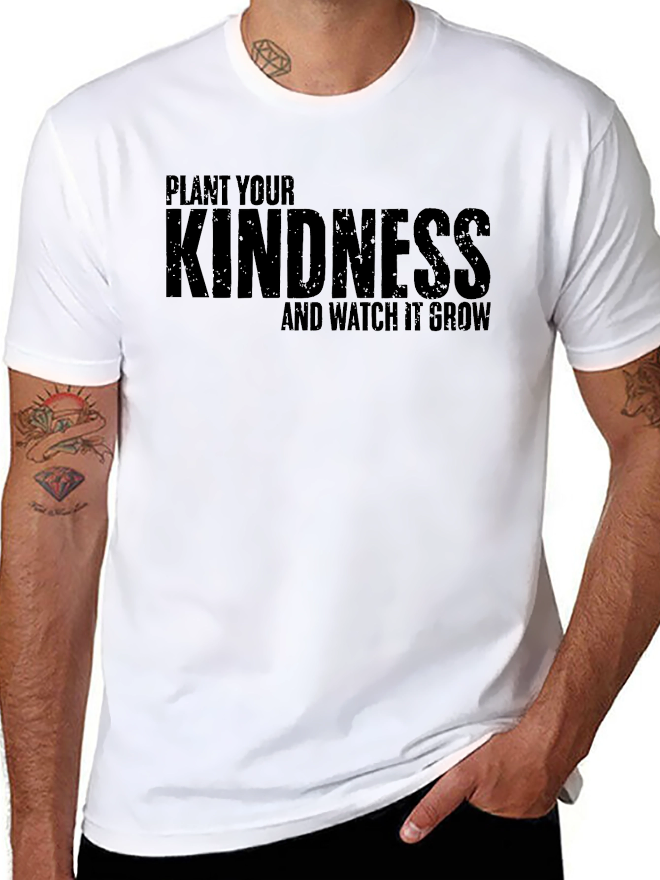 Plant Your Kindness T-Shirt - Inspirational Graphic Tee