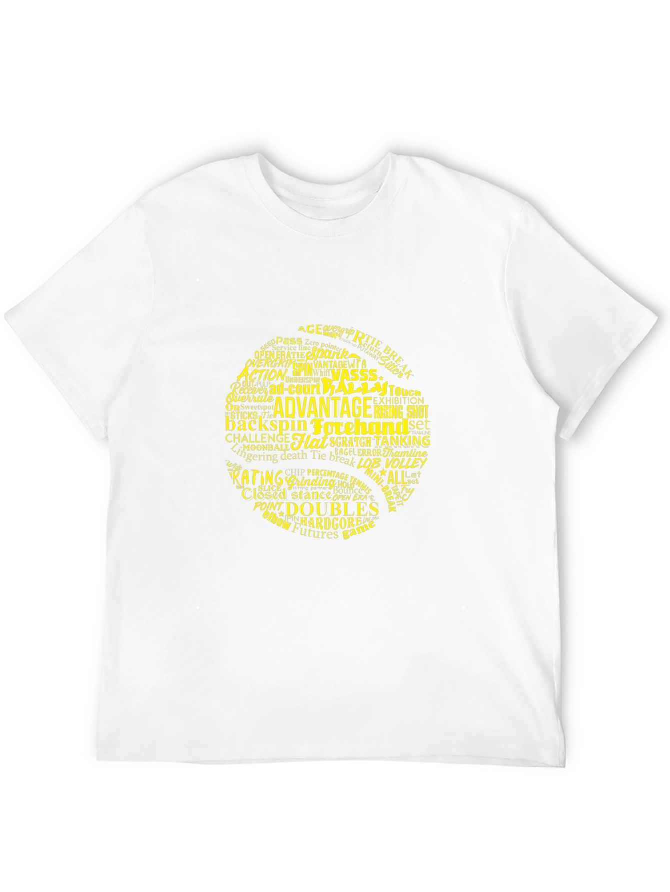 Tennis Word Cloud T-Shirt