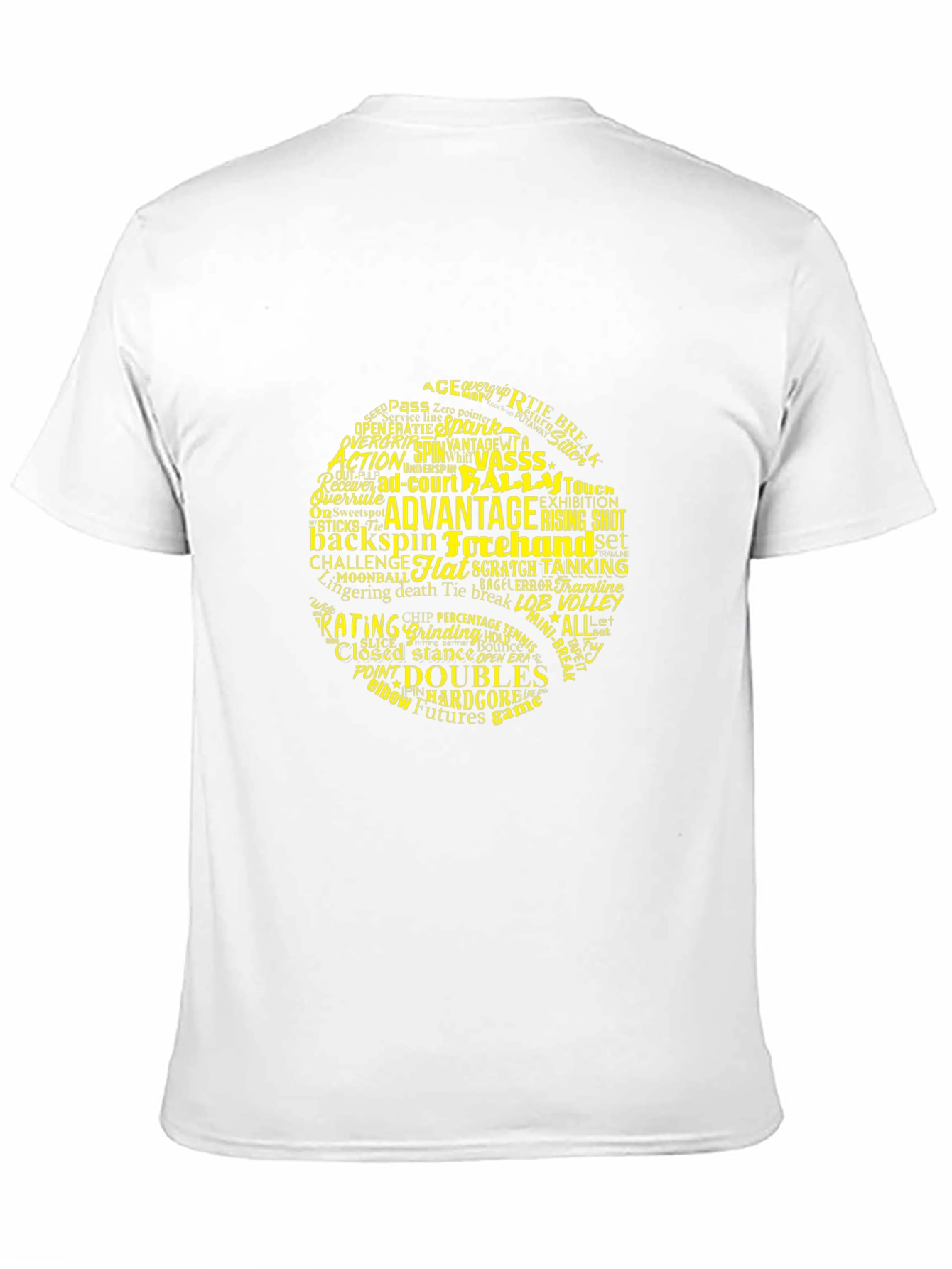 Tennis Word Cloud T-Shirt