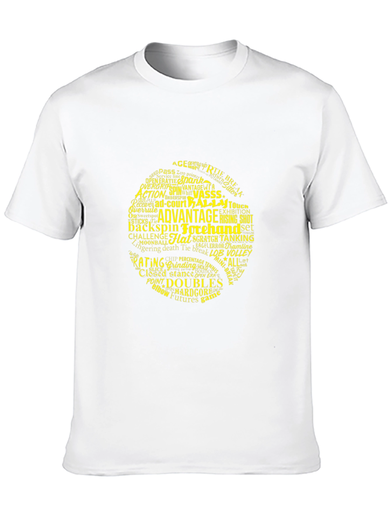 Tennis Word Cloud T-Shirt