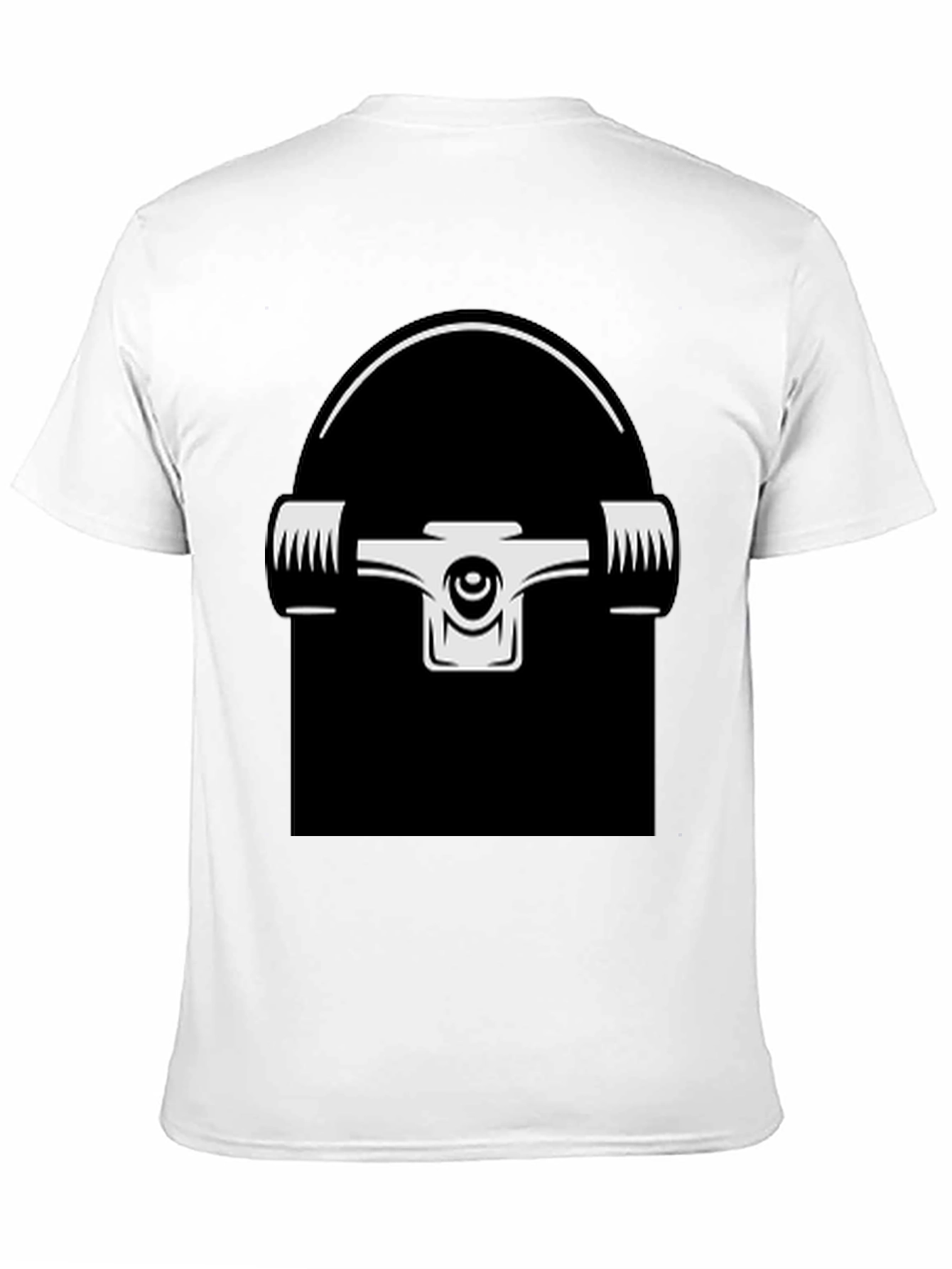 Skateboard Truck Graphic T-Shirt - Black