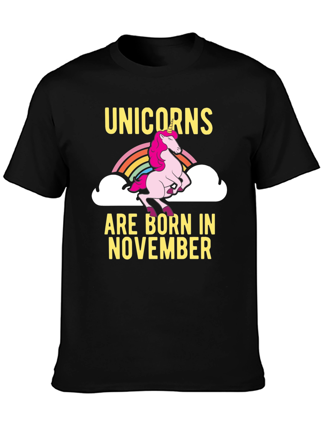 Unicorns Born in November T-Shirt