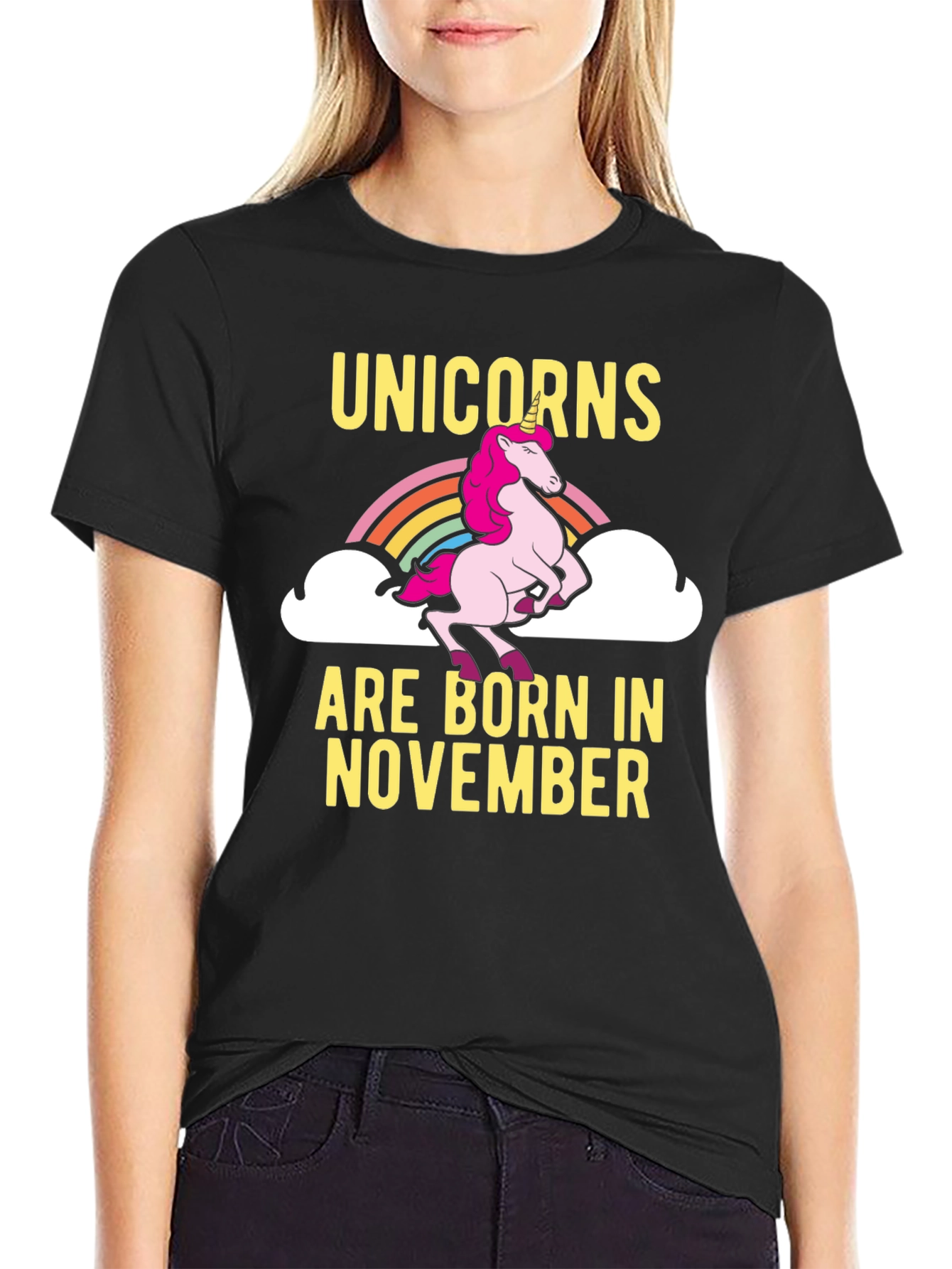 Unicorns Born in November T-Shirt
