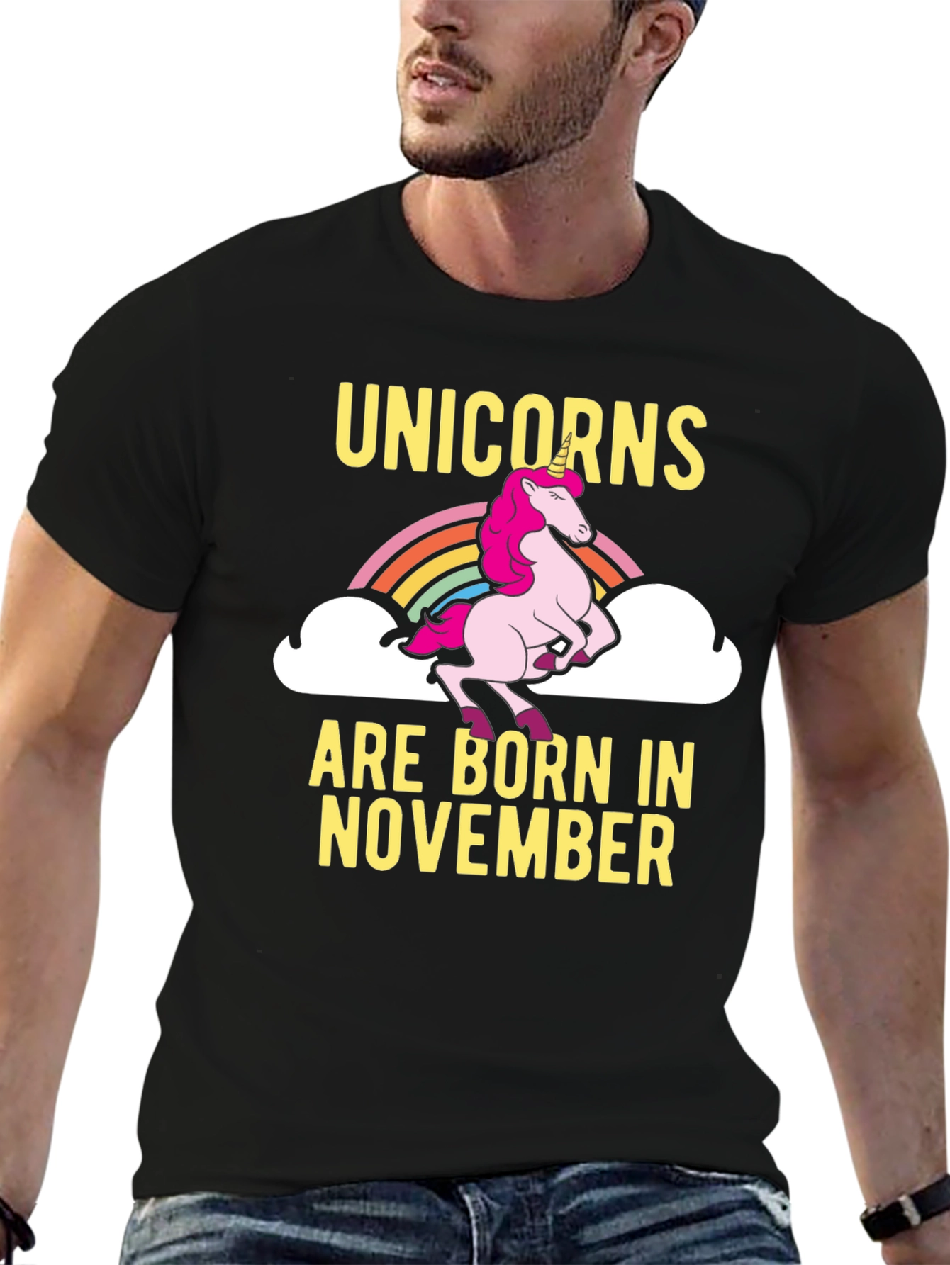 Unicorns Born in November T-Shirt