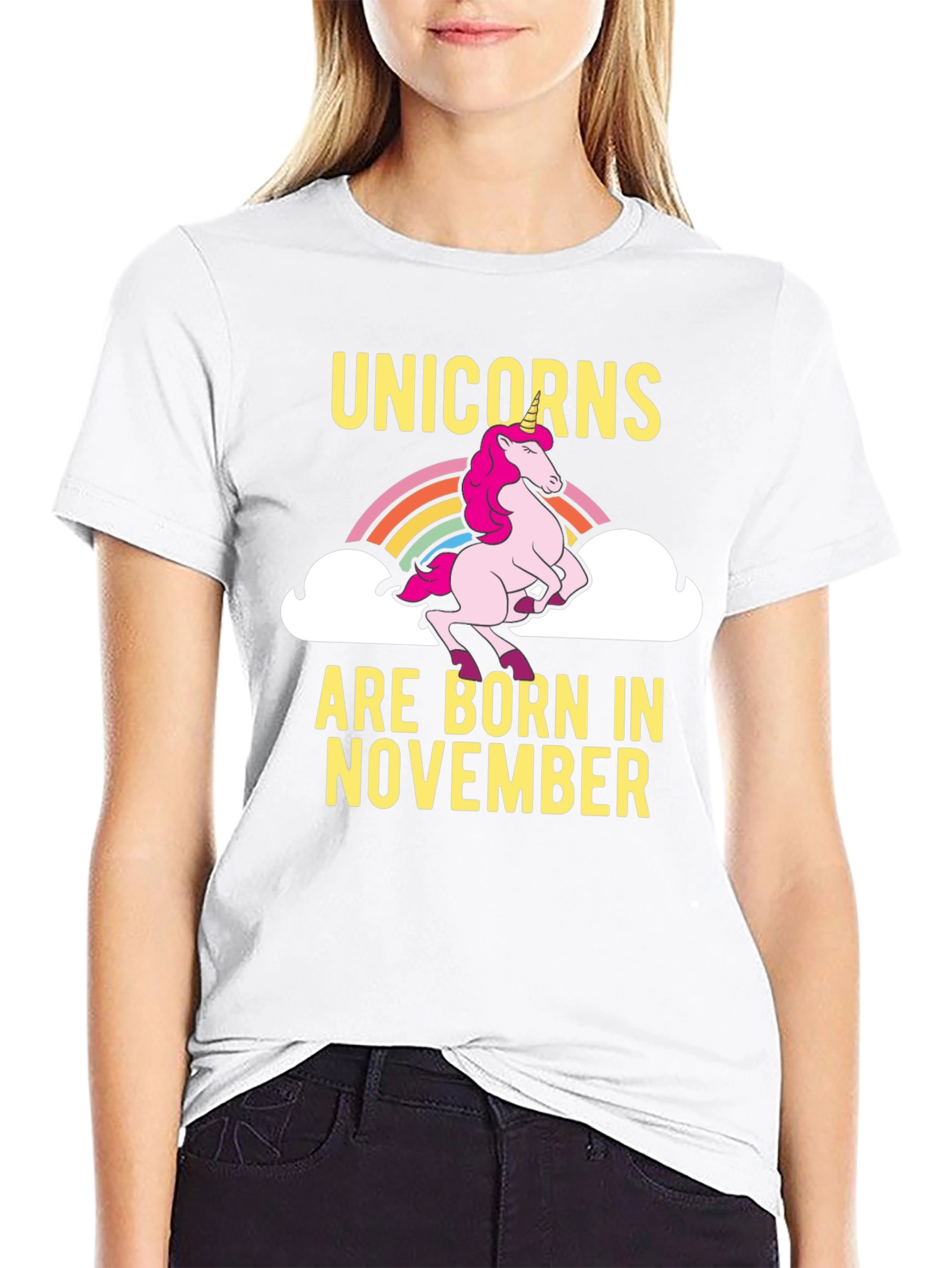 Unicorns Born in November T-Shirt