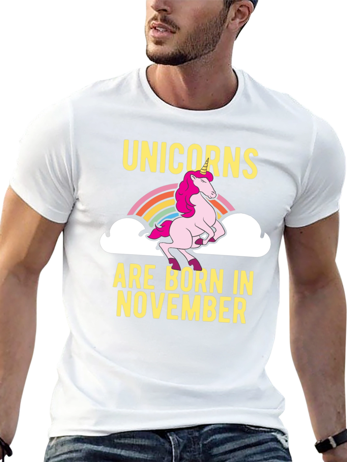 Unicorns Born in November T-Shirt