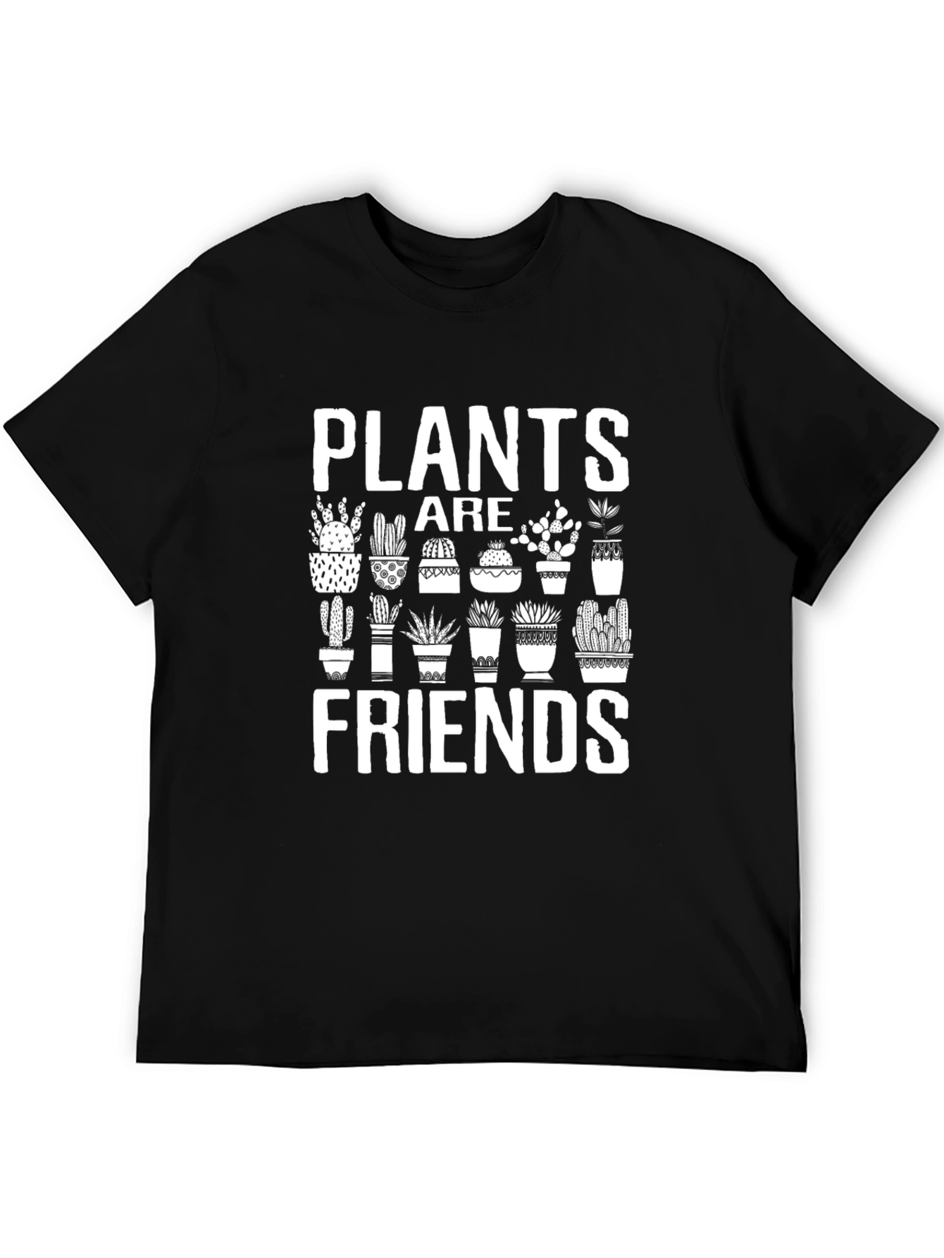 Plants Are Friends T-Shirt - Trendy Graphic Tee