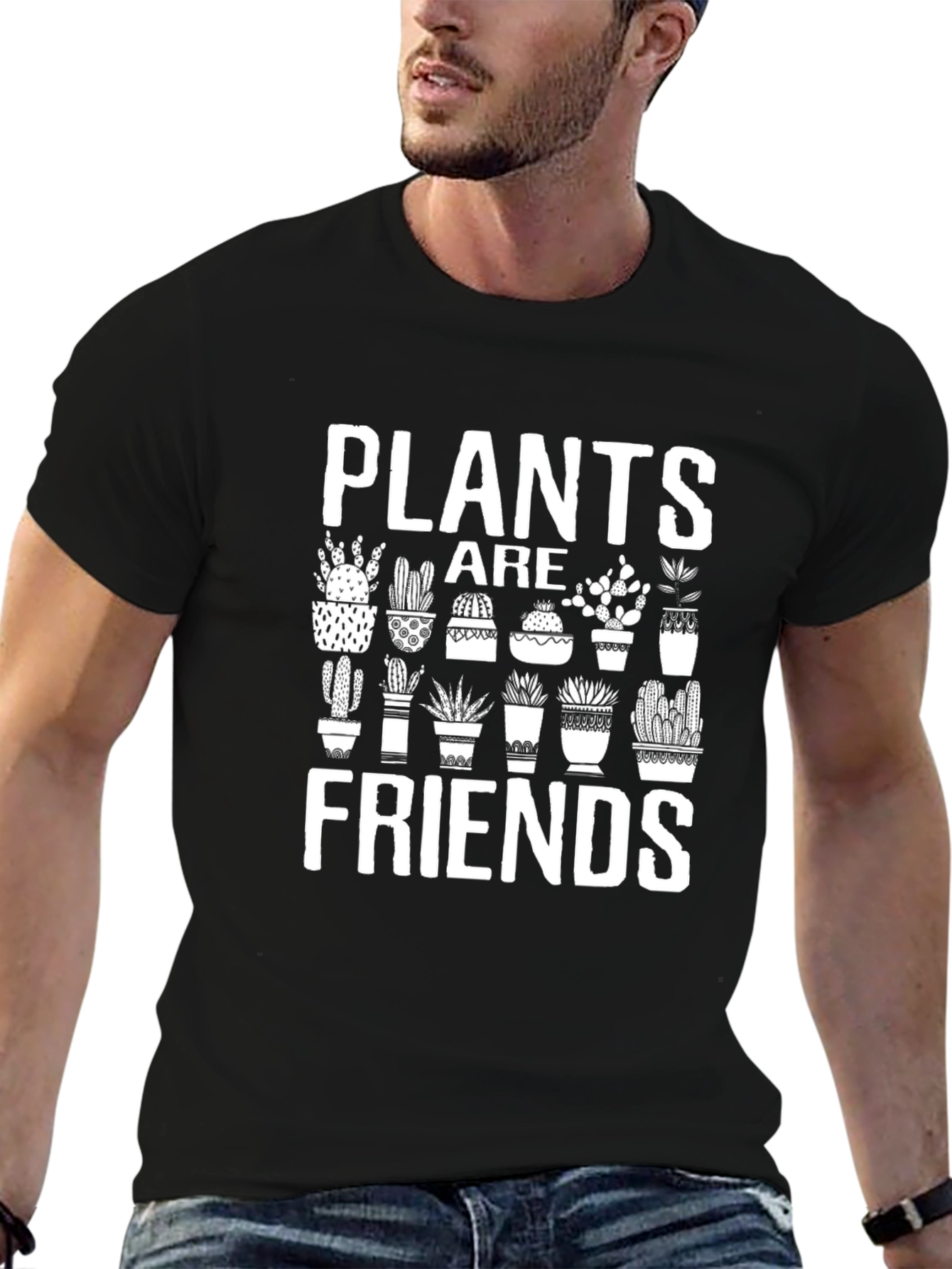Plants Are Friends T-Shirt - Trendy Graphic Tee