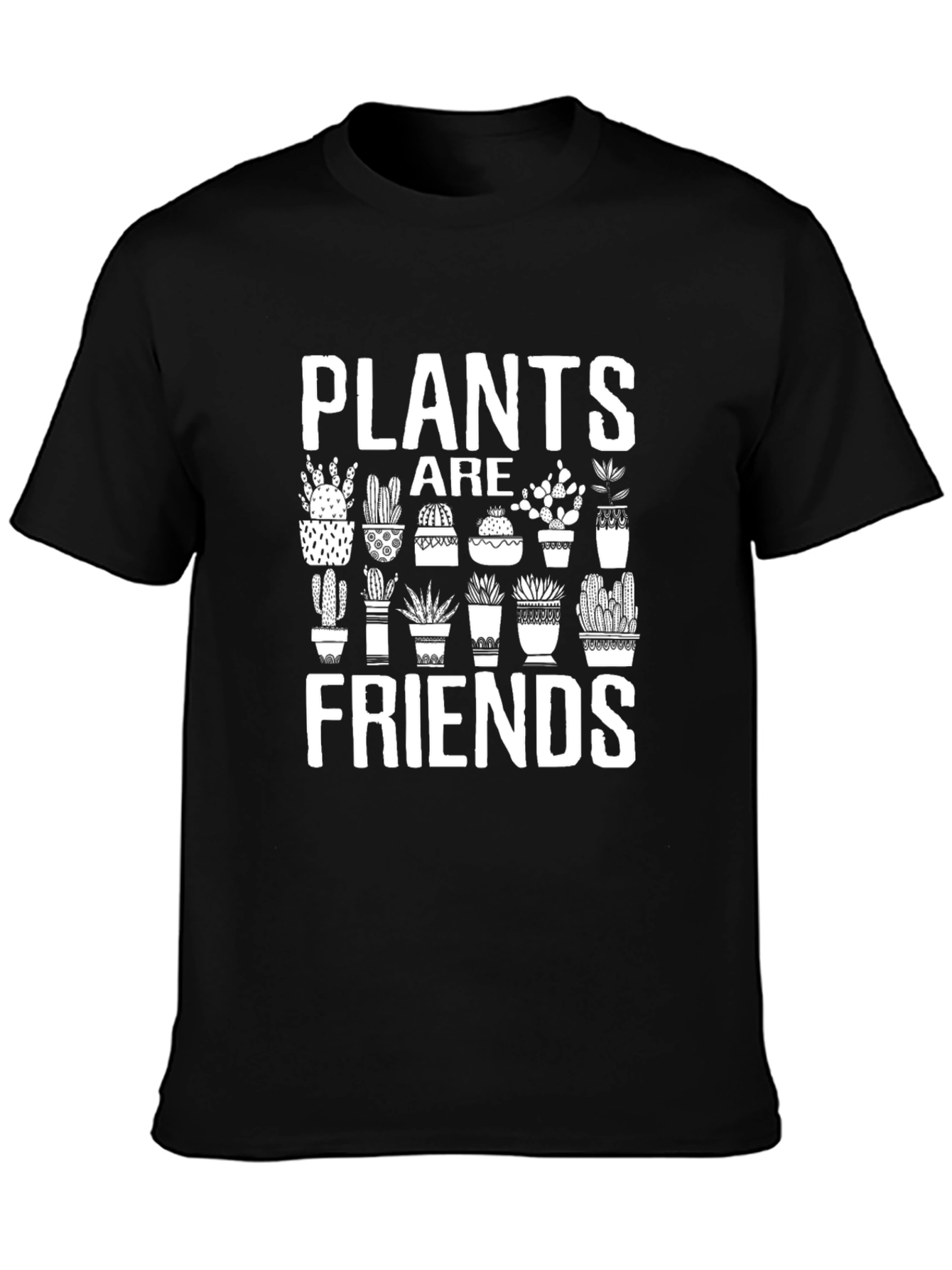 Plants Are Friends T-Shirt - Trendy Graphic Tee
