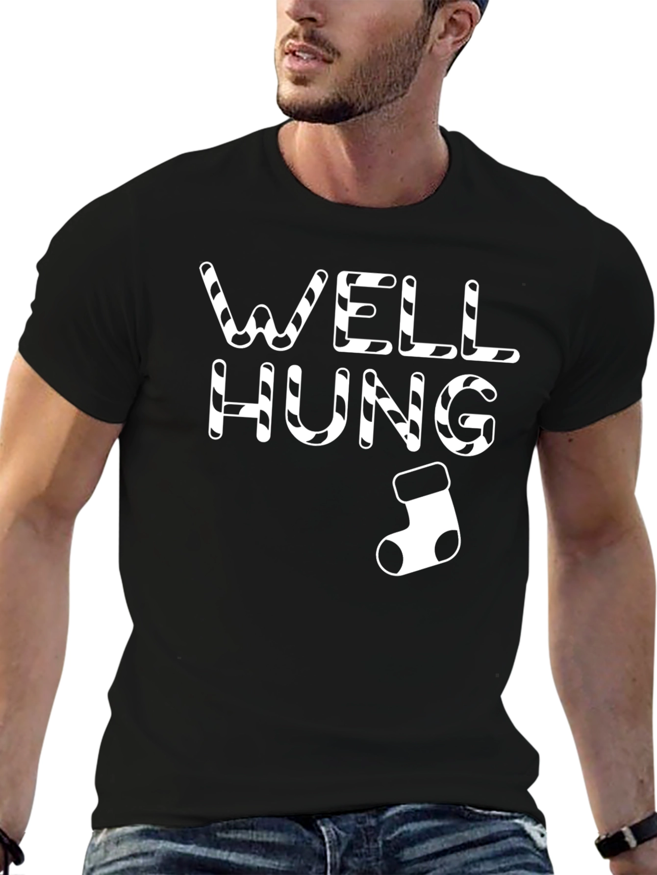 Well Hung Christmas T-Shirt