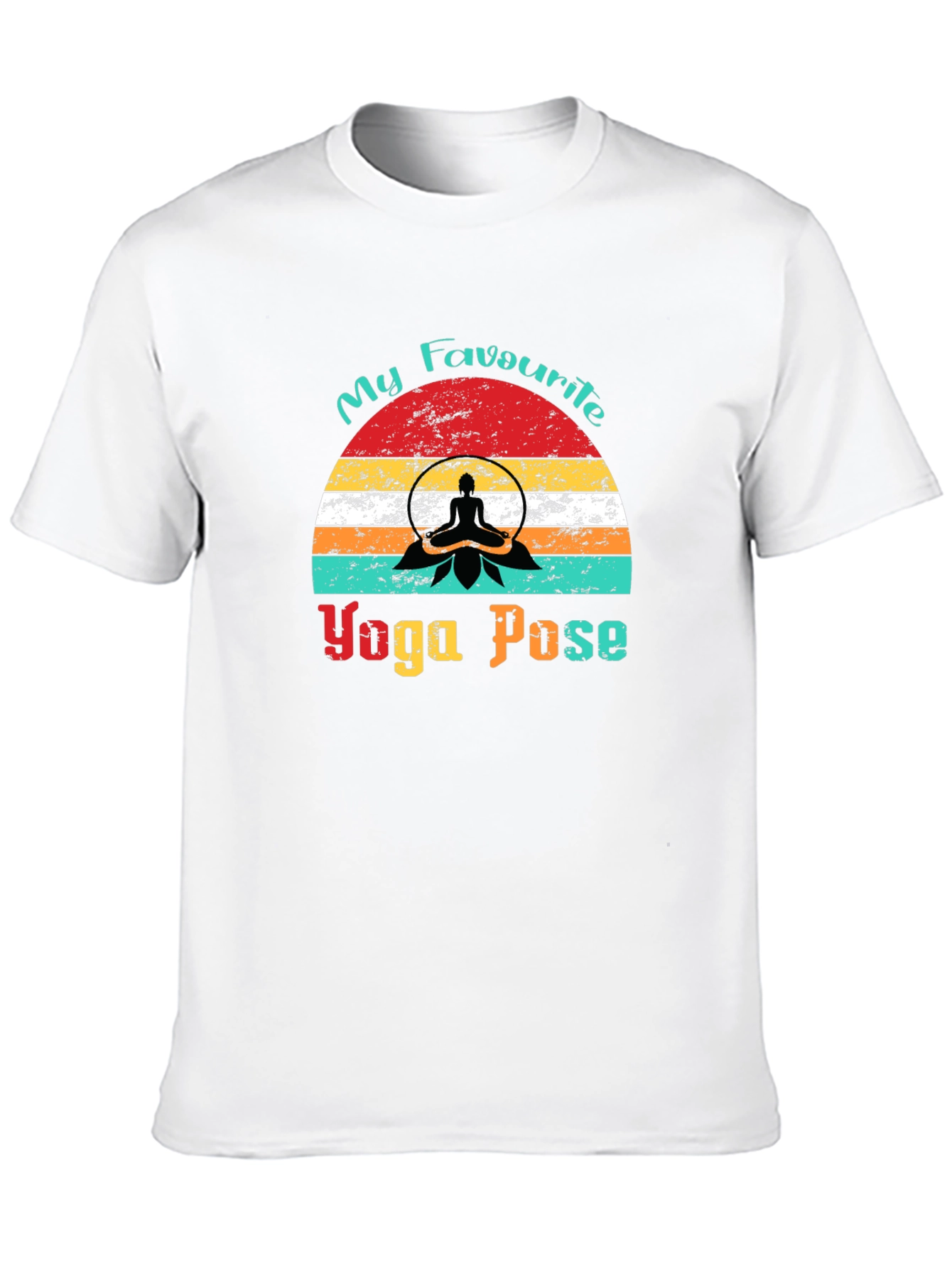 My Favourite Yoga Pose Black T-Shirt