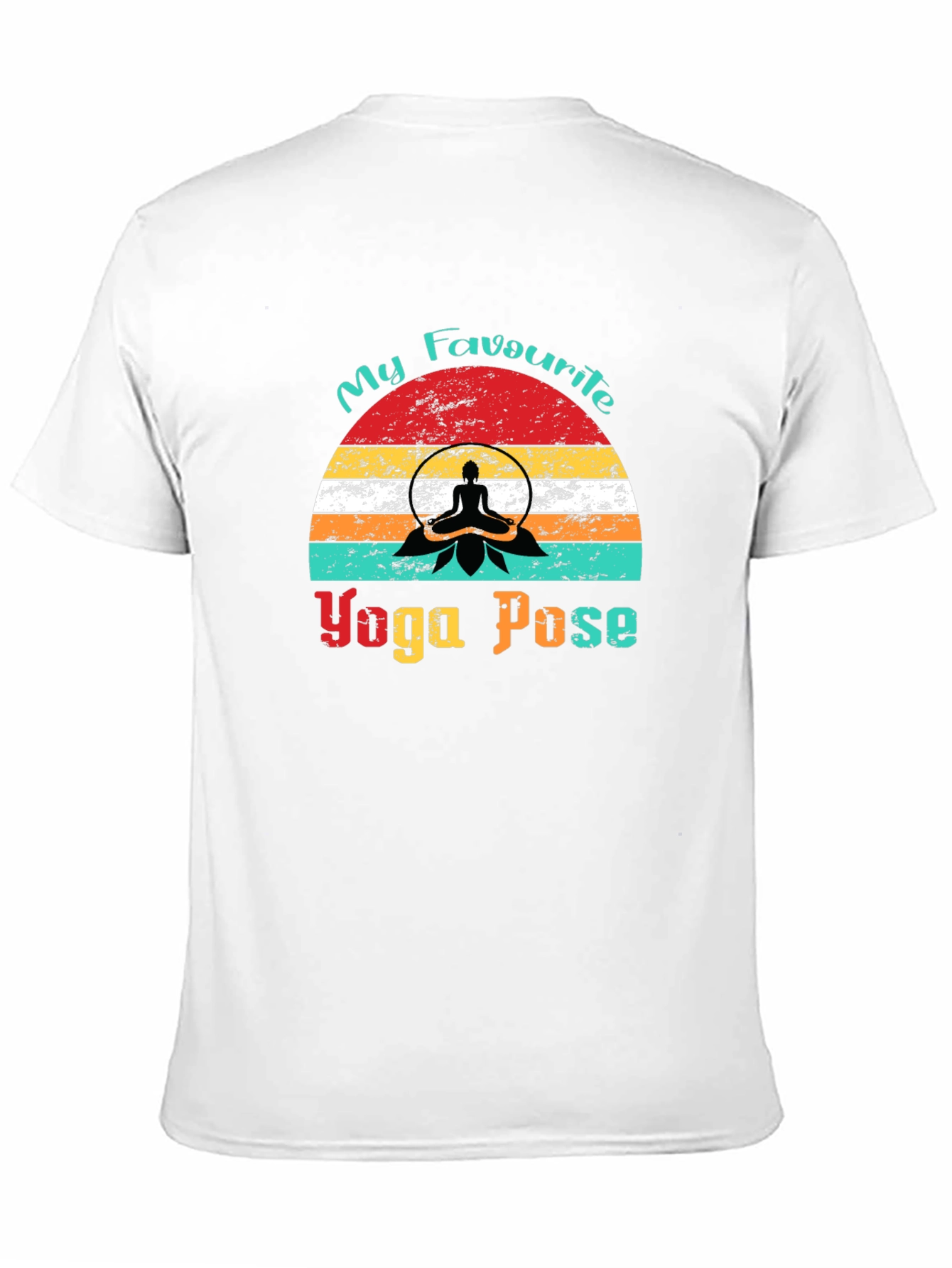 My Favourite Yoga Pose Black T-Shirt