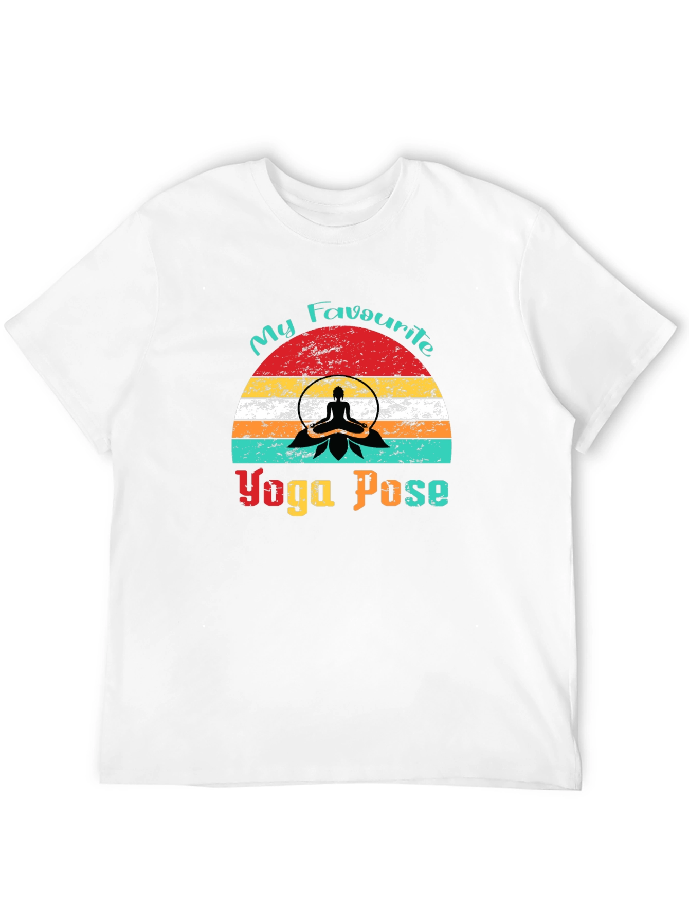 My Favourite Yoga Pose Black T-Shirt