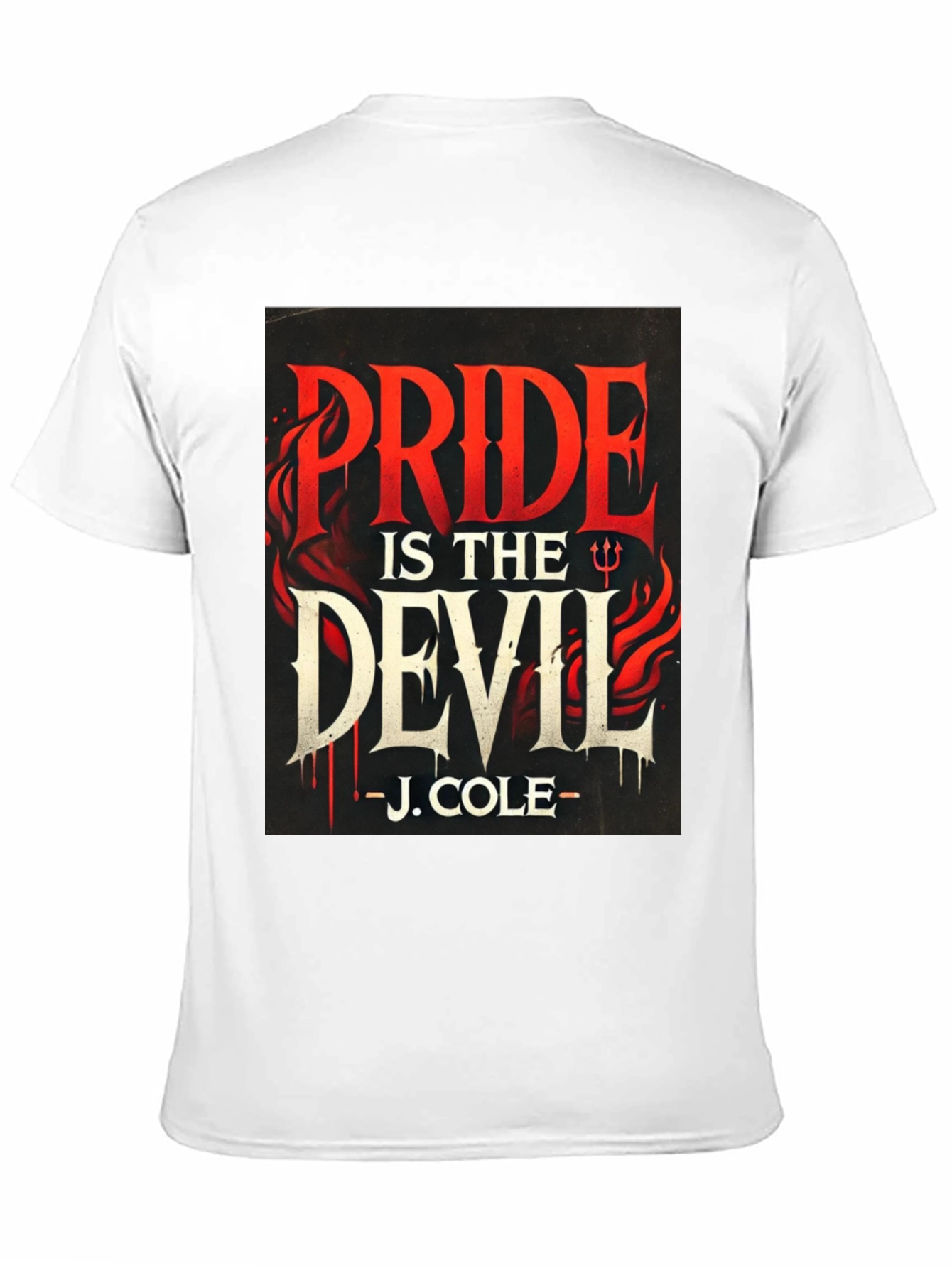 Pride is the Devil J. Cole Black T-Shirt