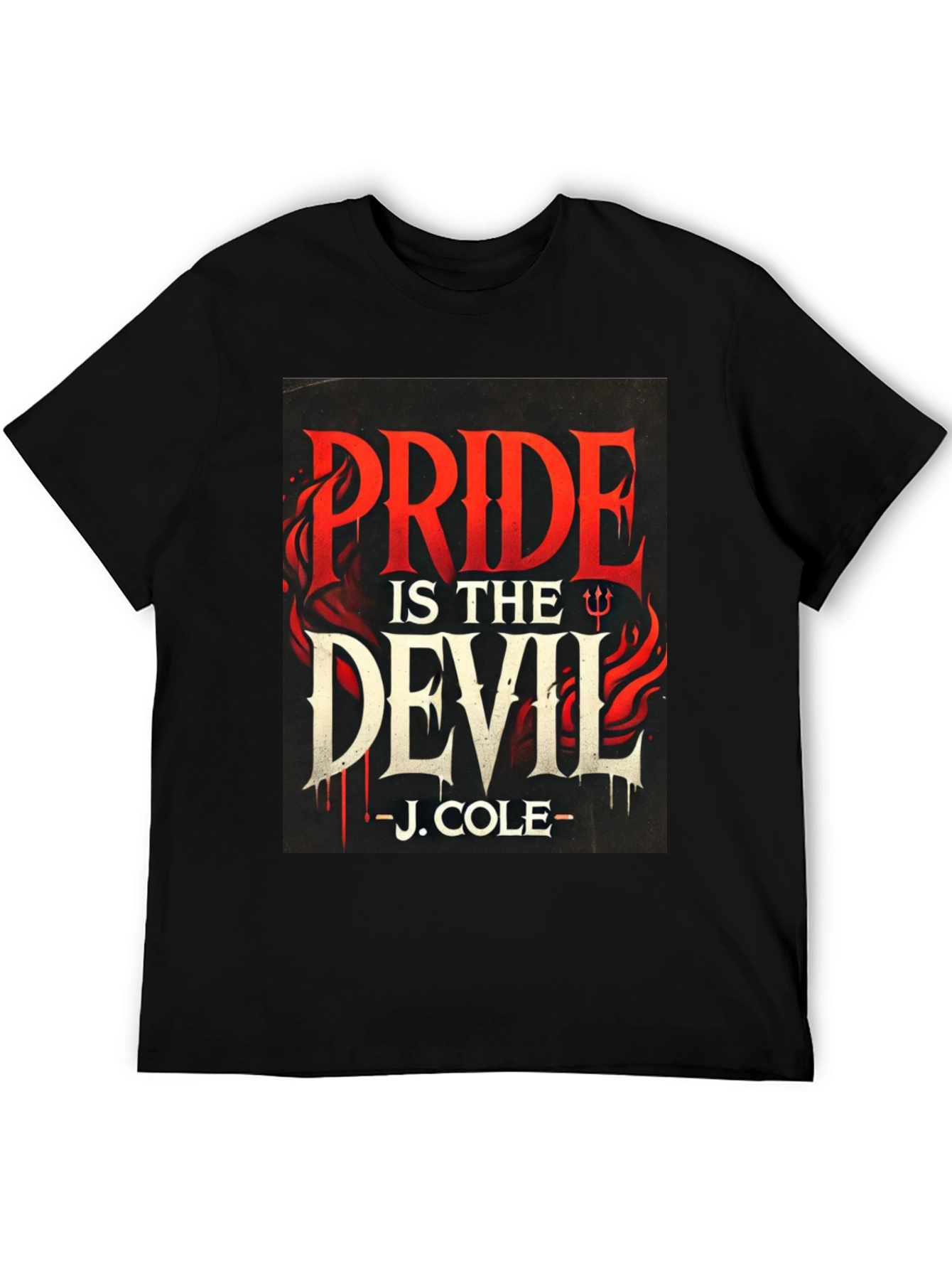 Pride is the Devil J. Cole Black T-Shirt