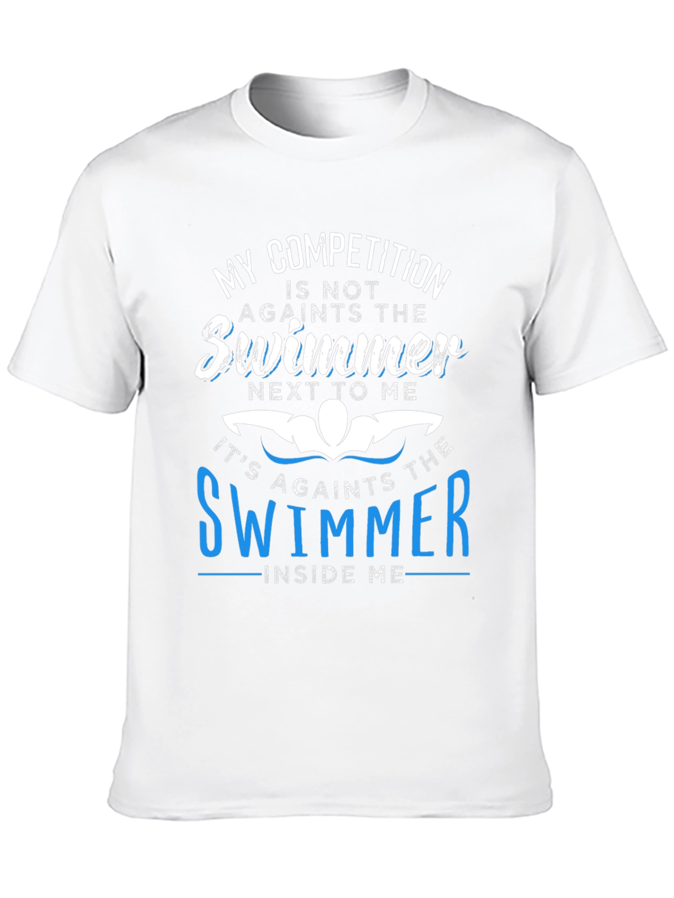Motivational Swimmer T-Shirt: Inner Competition