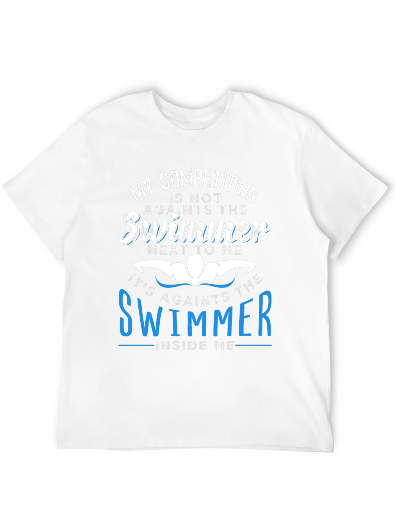 Motivational Swimmer T-Shirt: Inner Competition