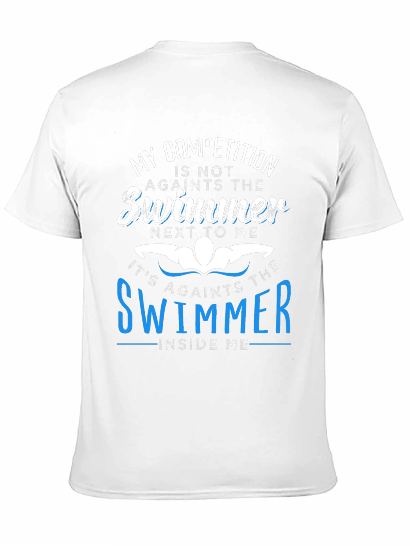 Motivational Swimmer T-Shirt: Inner Competition