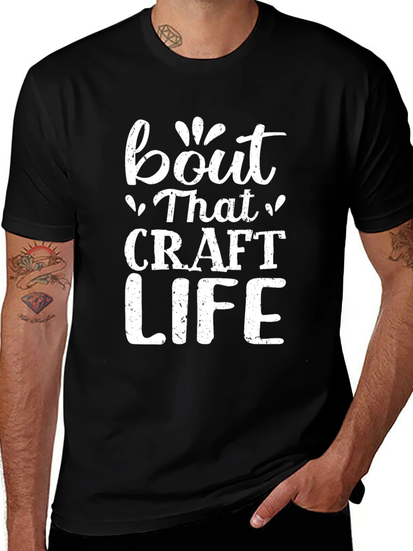 Craft Life Graphic Tee - Soft Cotton Shirt