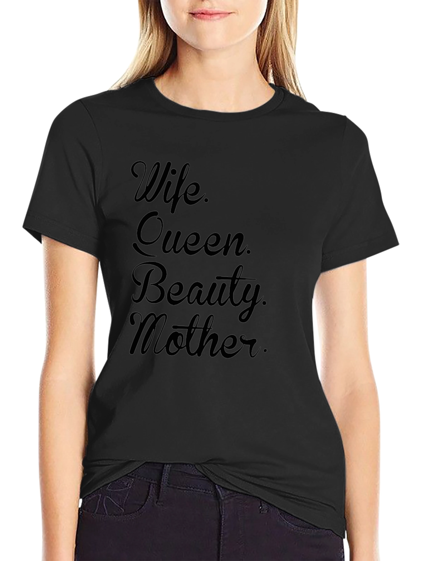 Wife Queen Beauty Mother Graphic T-Shirt