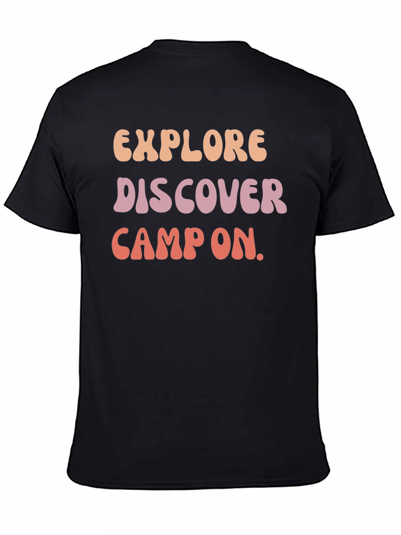 Explore Discover Camp On Graphic Tee